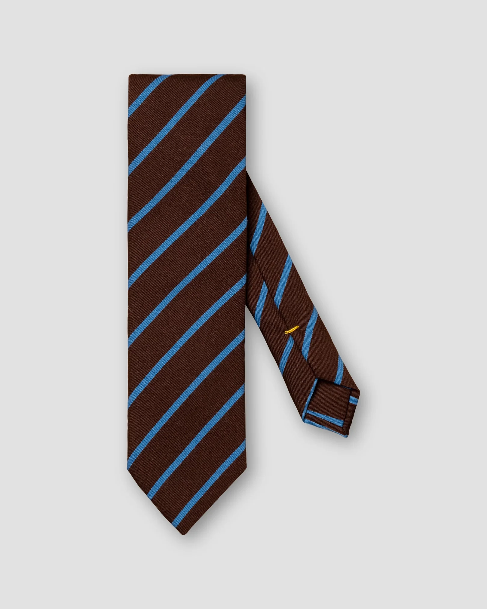 Eton - dark brown striped tie af