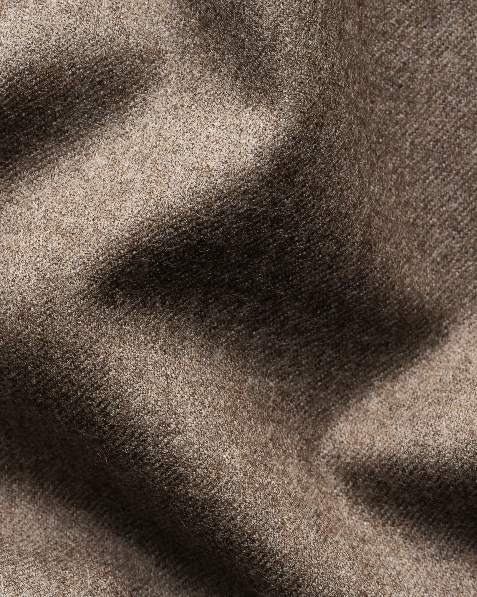 Eton - wool flannel soft jacket beige wool flannel soft jacket