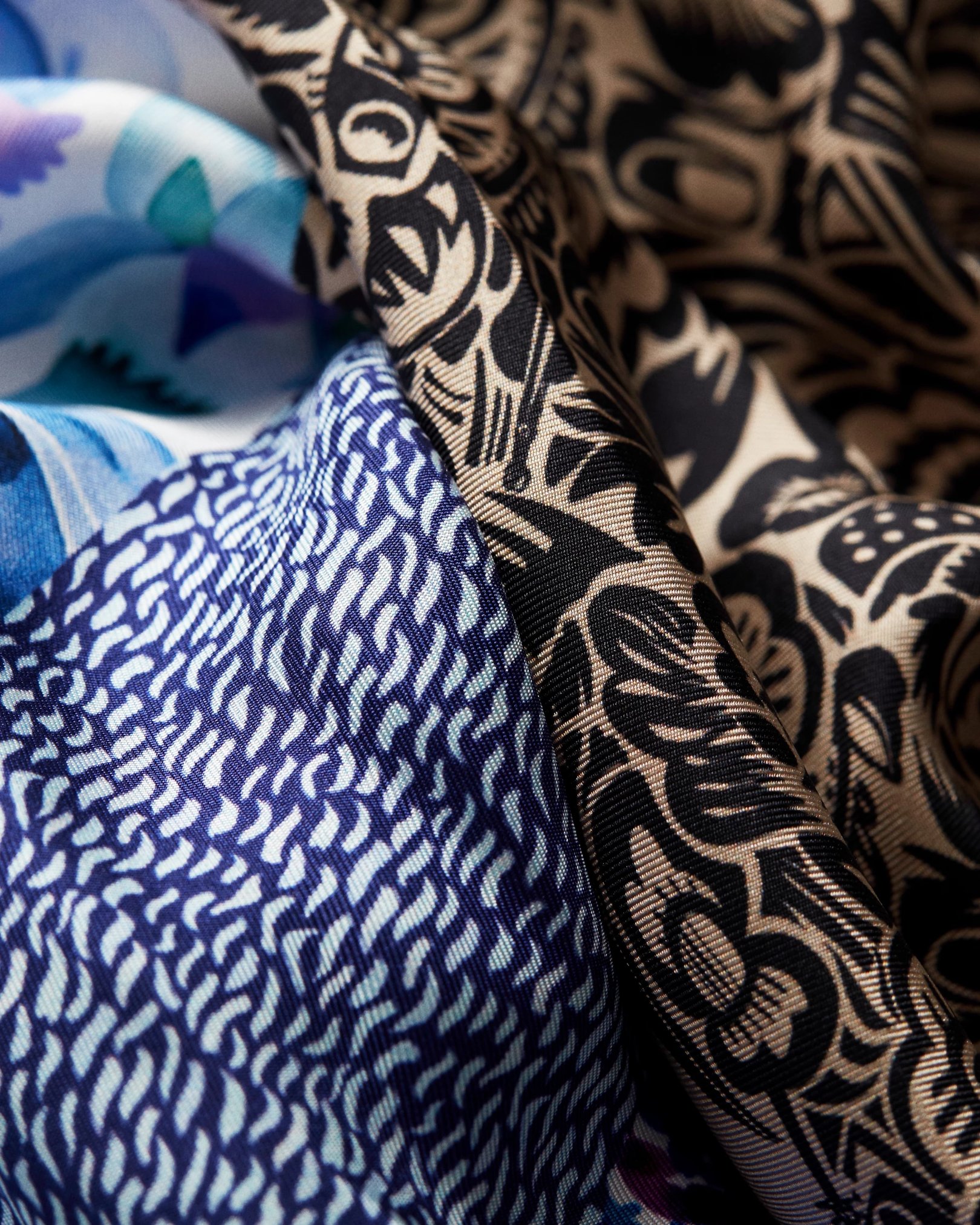 Eton - patchwork losange scarf