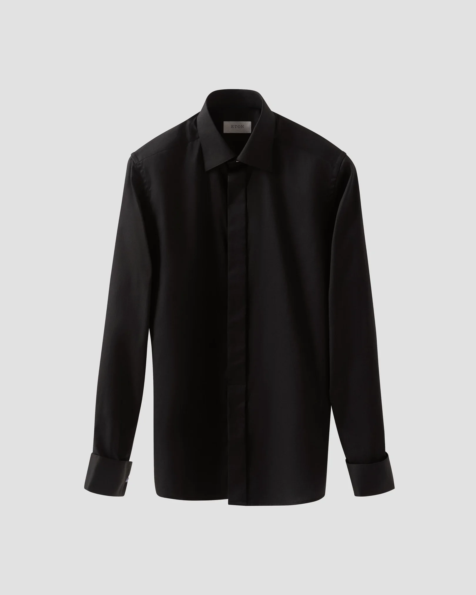 Eton - Black Tuxedo Shirt  - Evening Cut Away