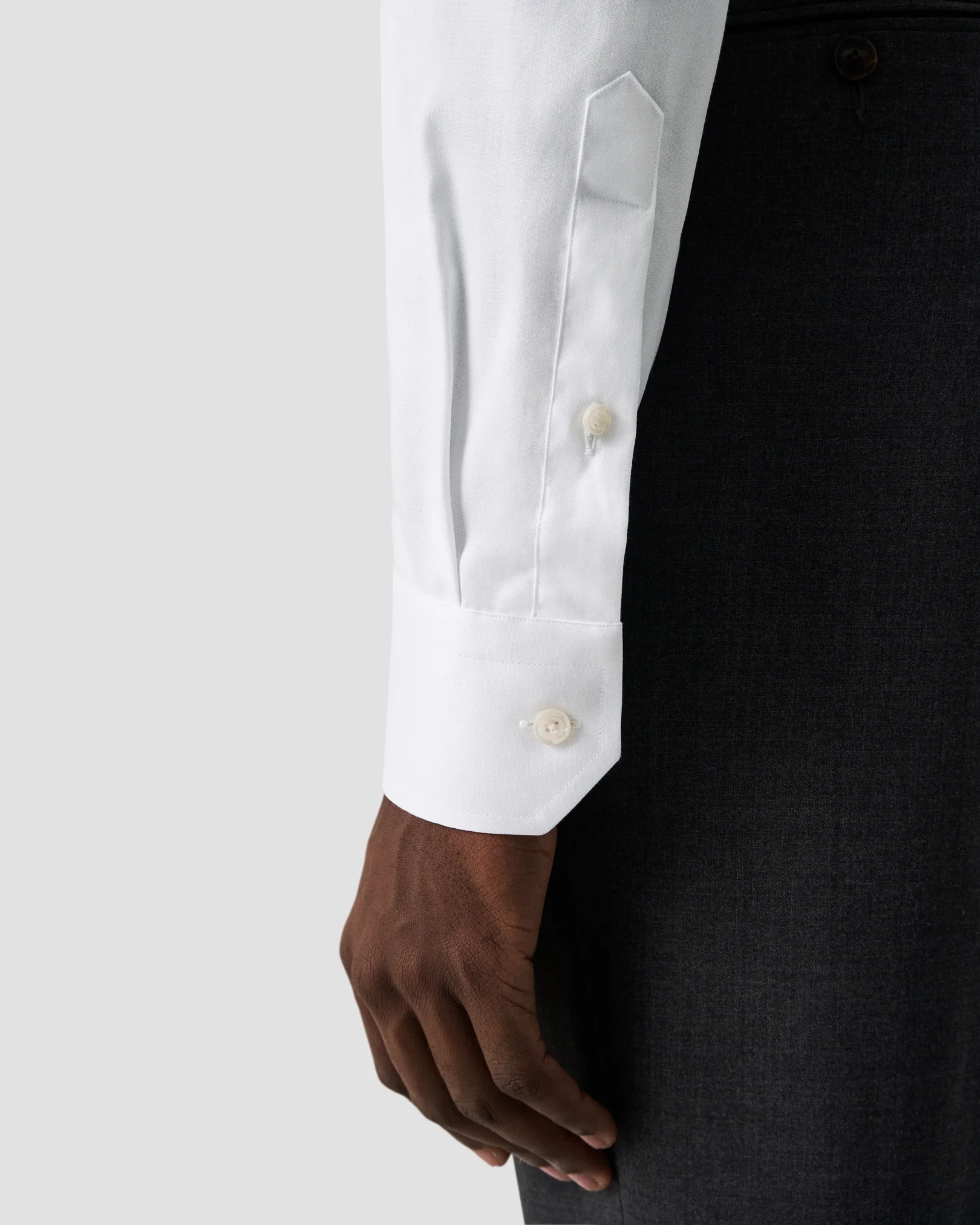 Eton - white signature twill shirt xls