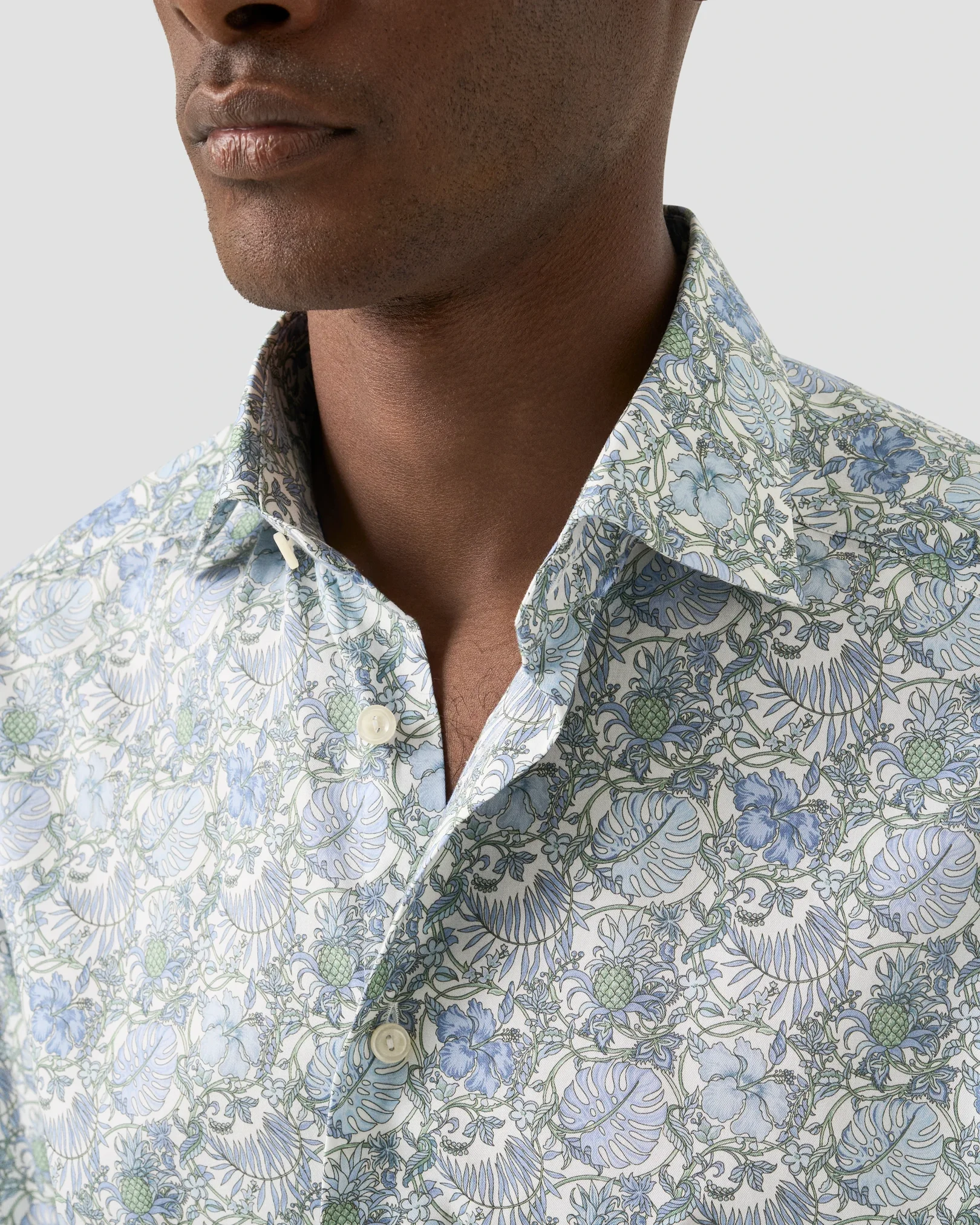 Eton - Floral Signature Twill Shirt