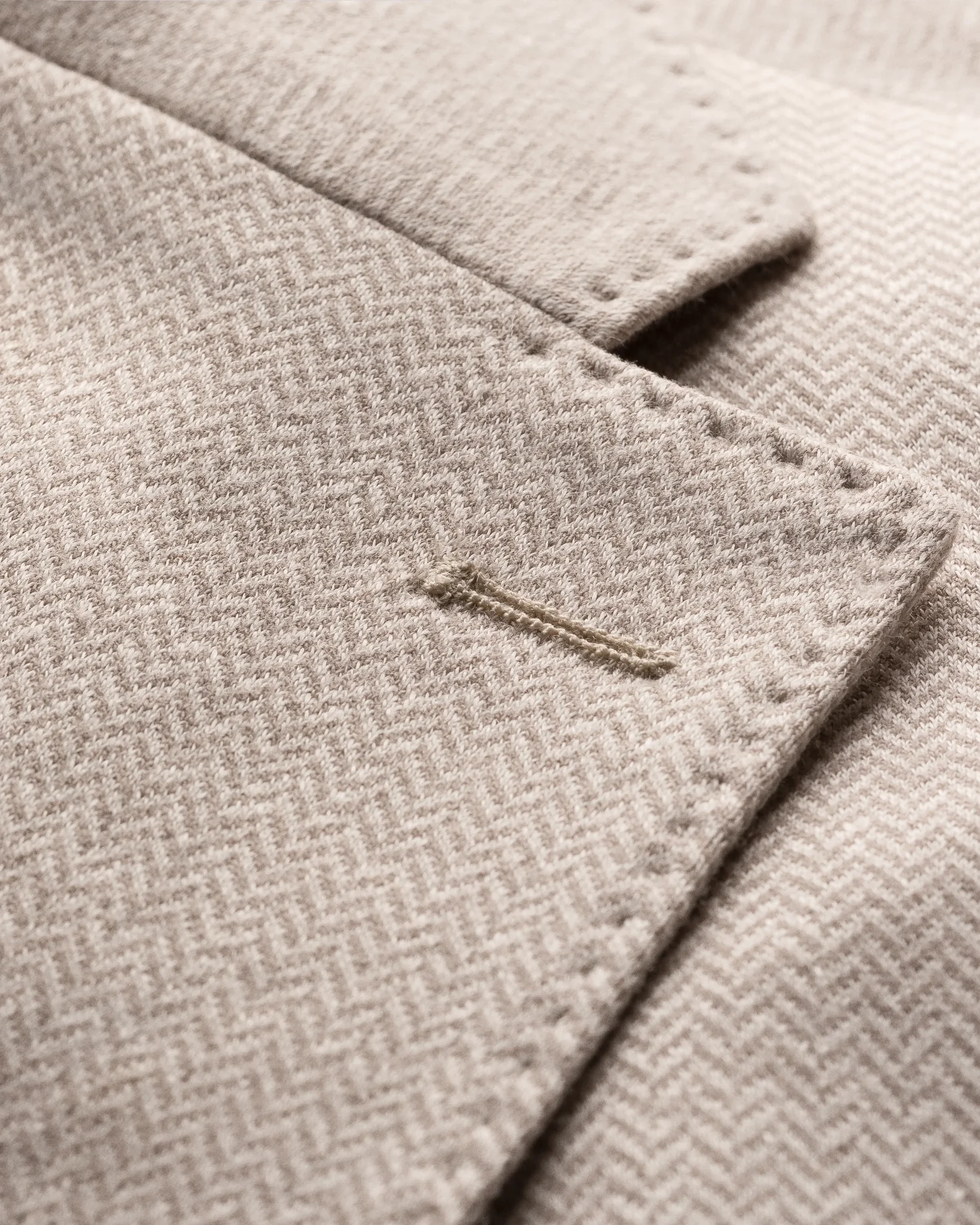 Eton - herringbone linen jersey soft jacket