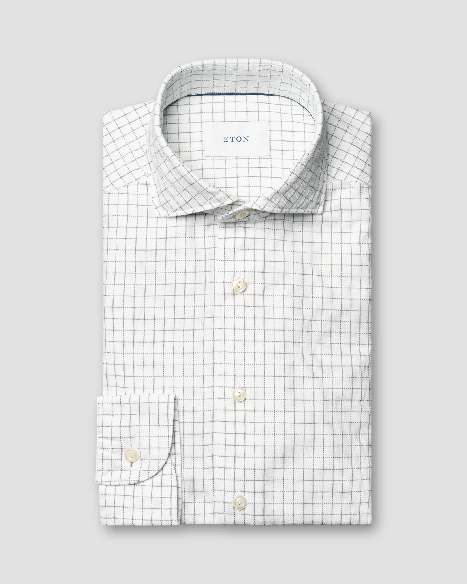 Eton - Checked Oxford Shirt