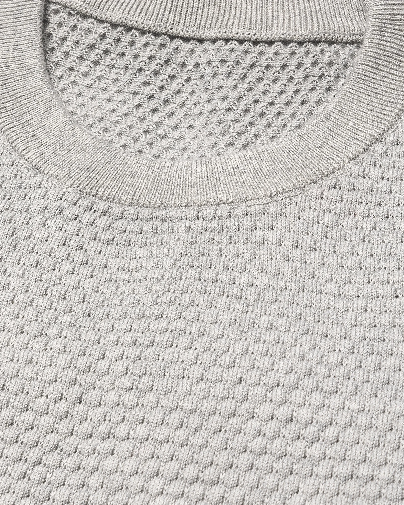 Eton - Structured Knit Crew Neck
