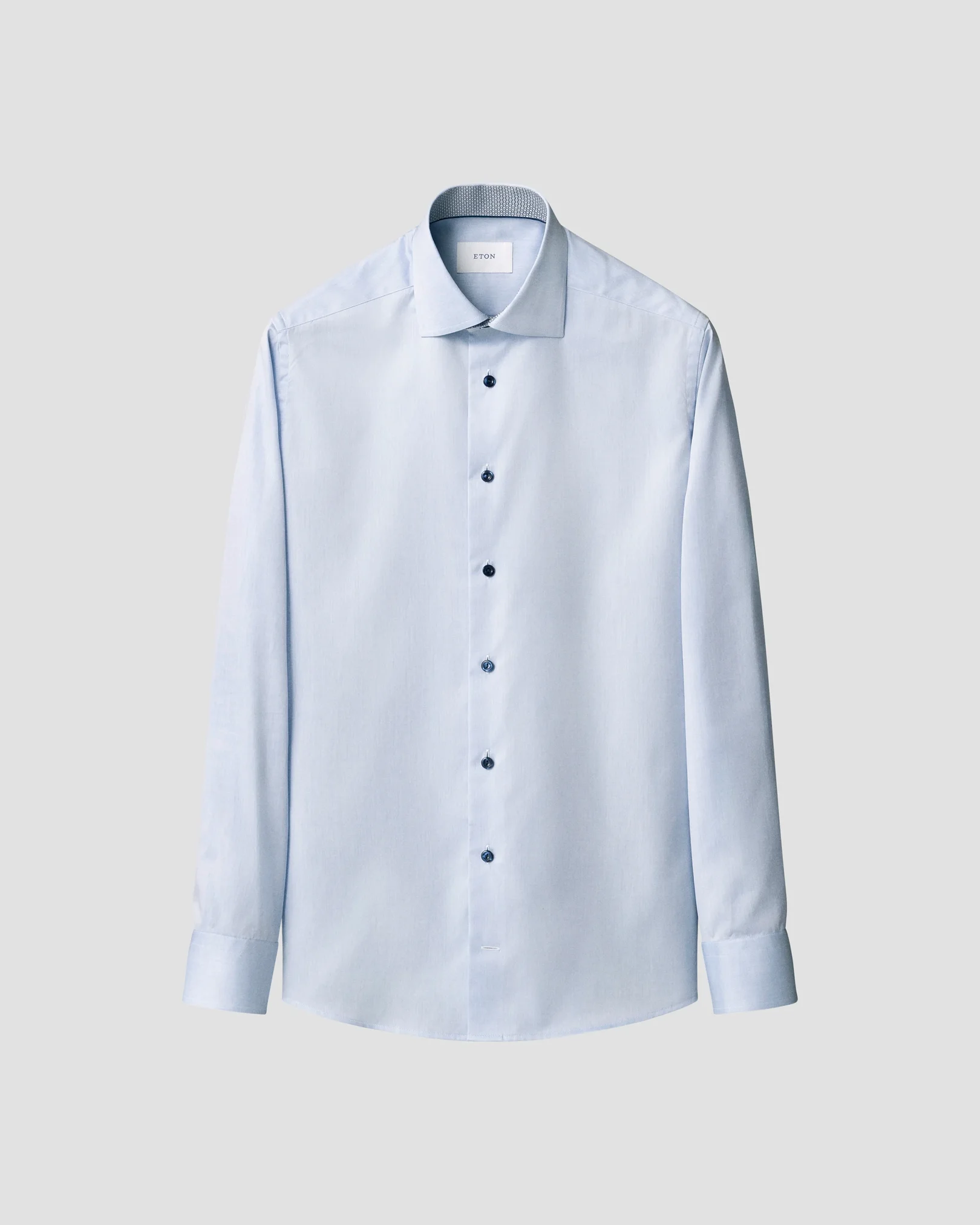 Eton - geometric effect signature twill shirt 261