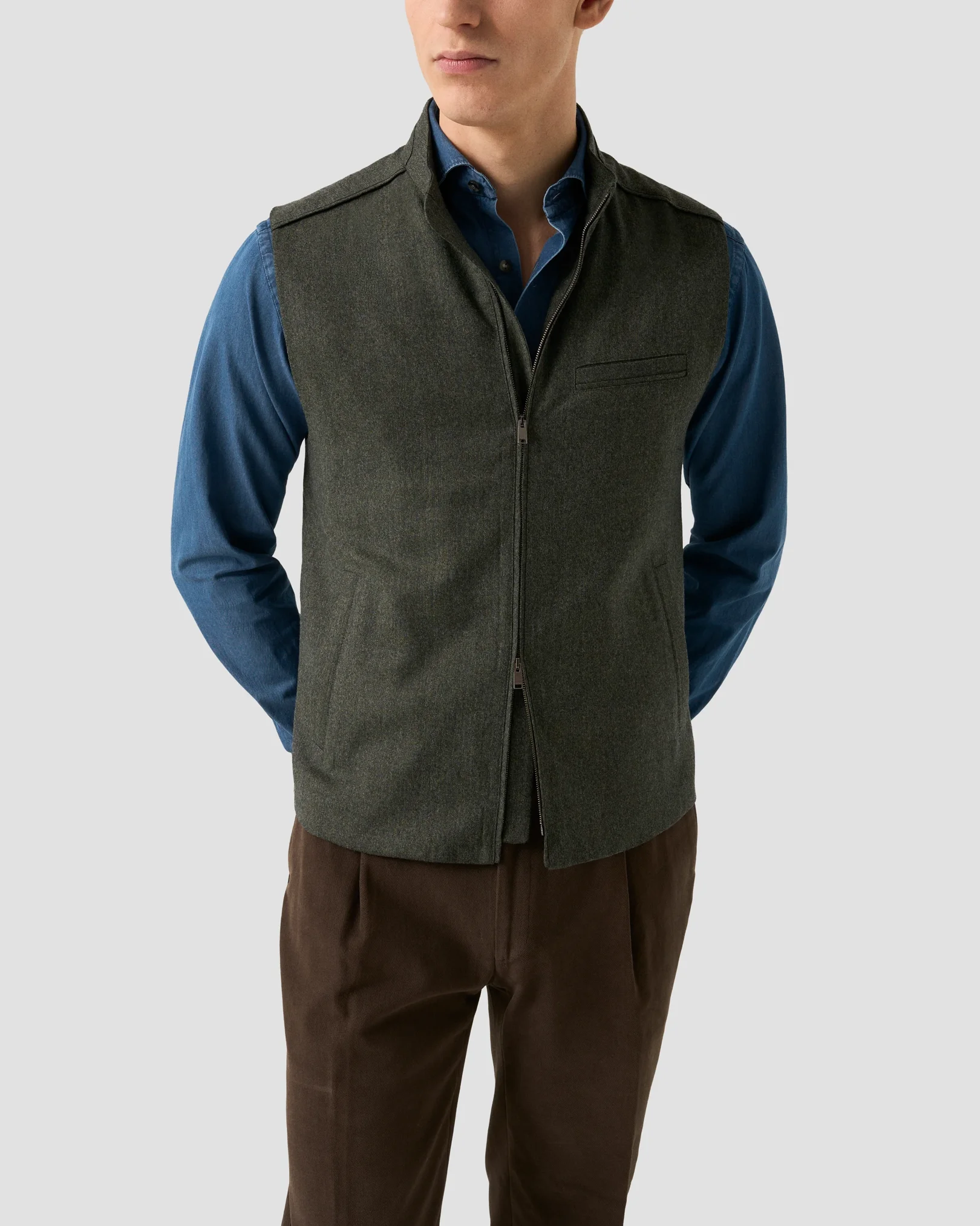 Eton - wool flannel vest
