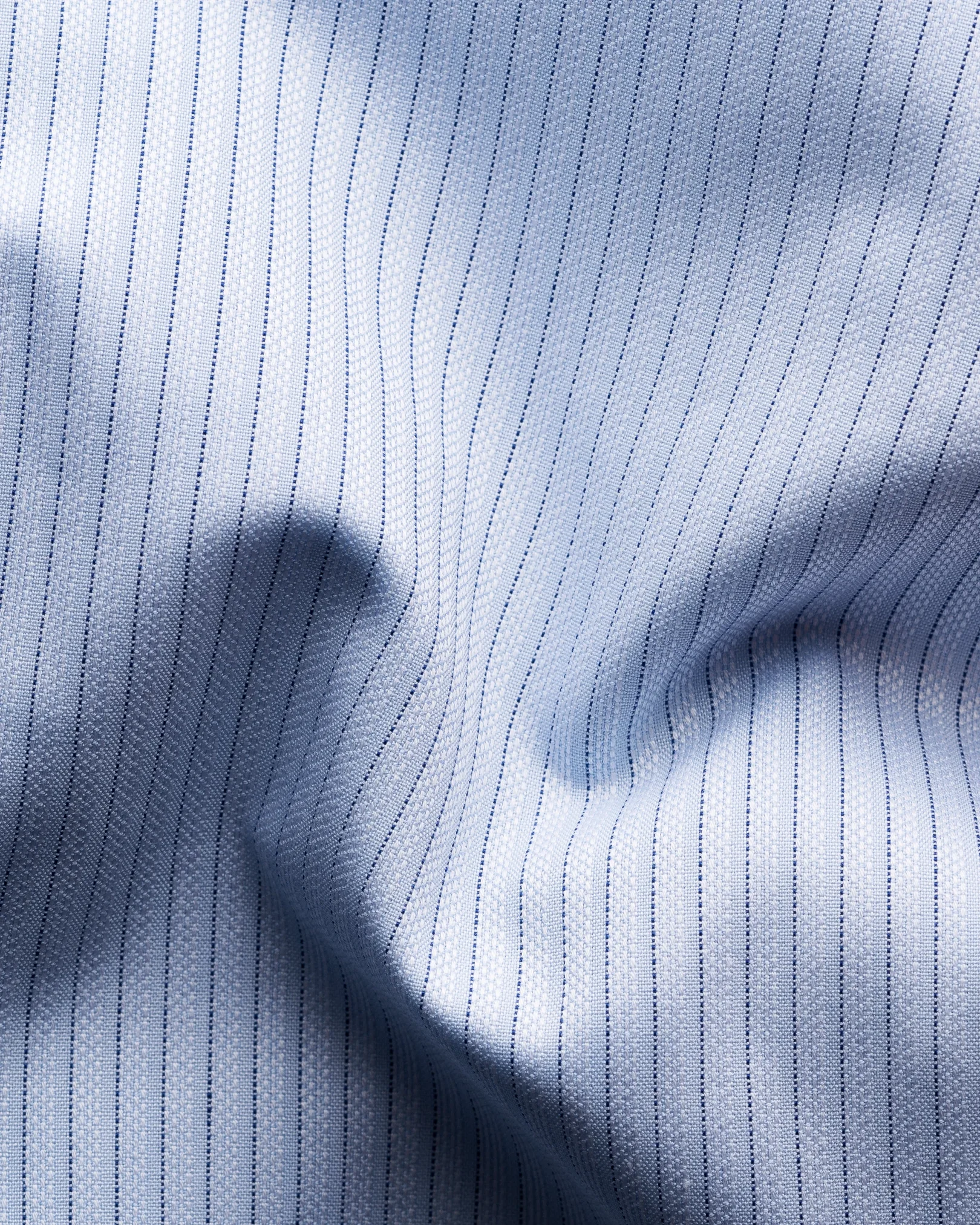 Eton - light blue tonal striped shirt