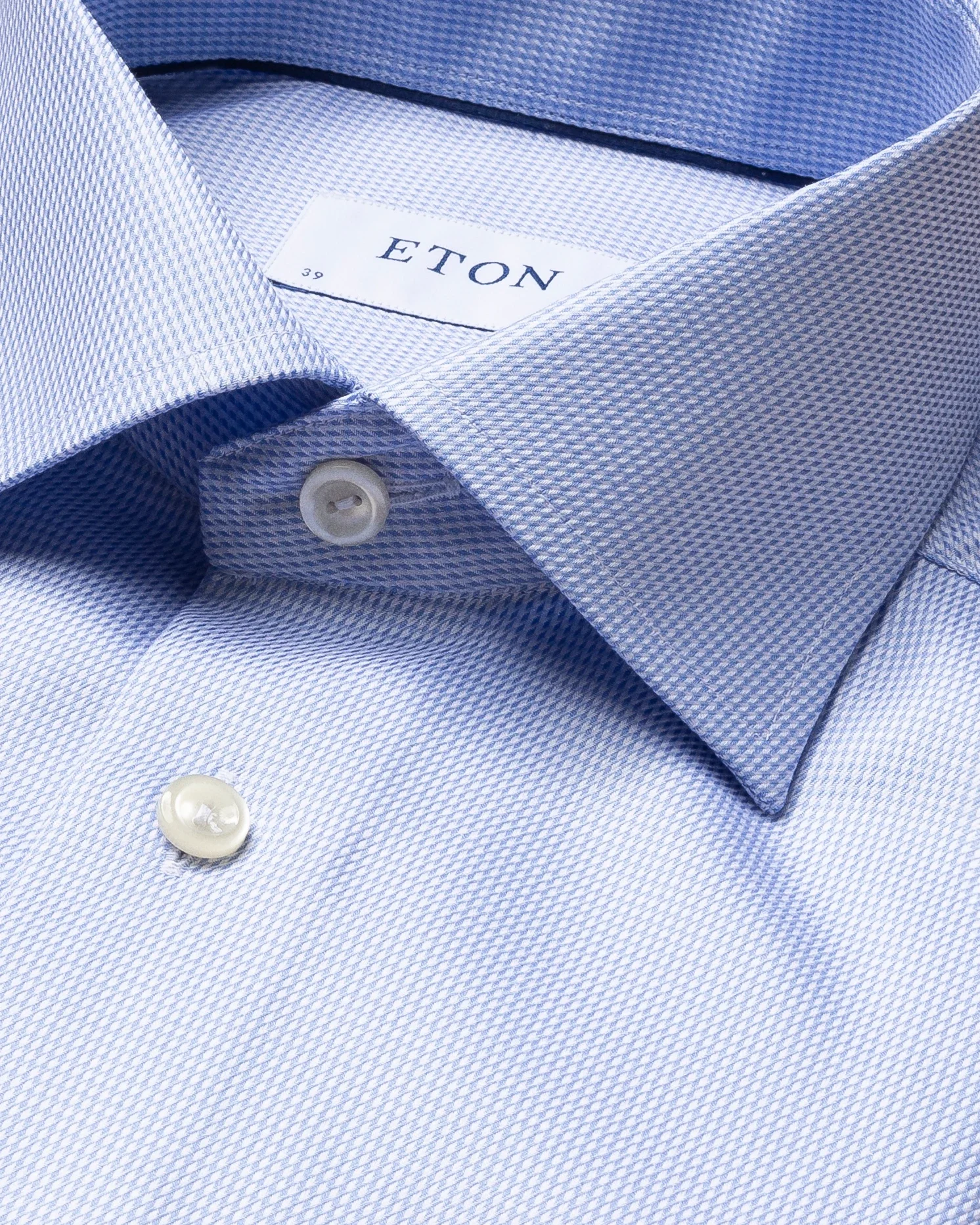 Eton - sky blue twill shirt