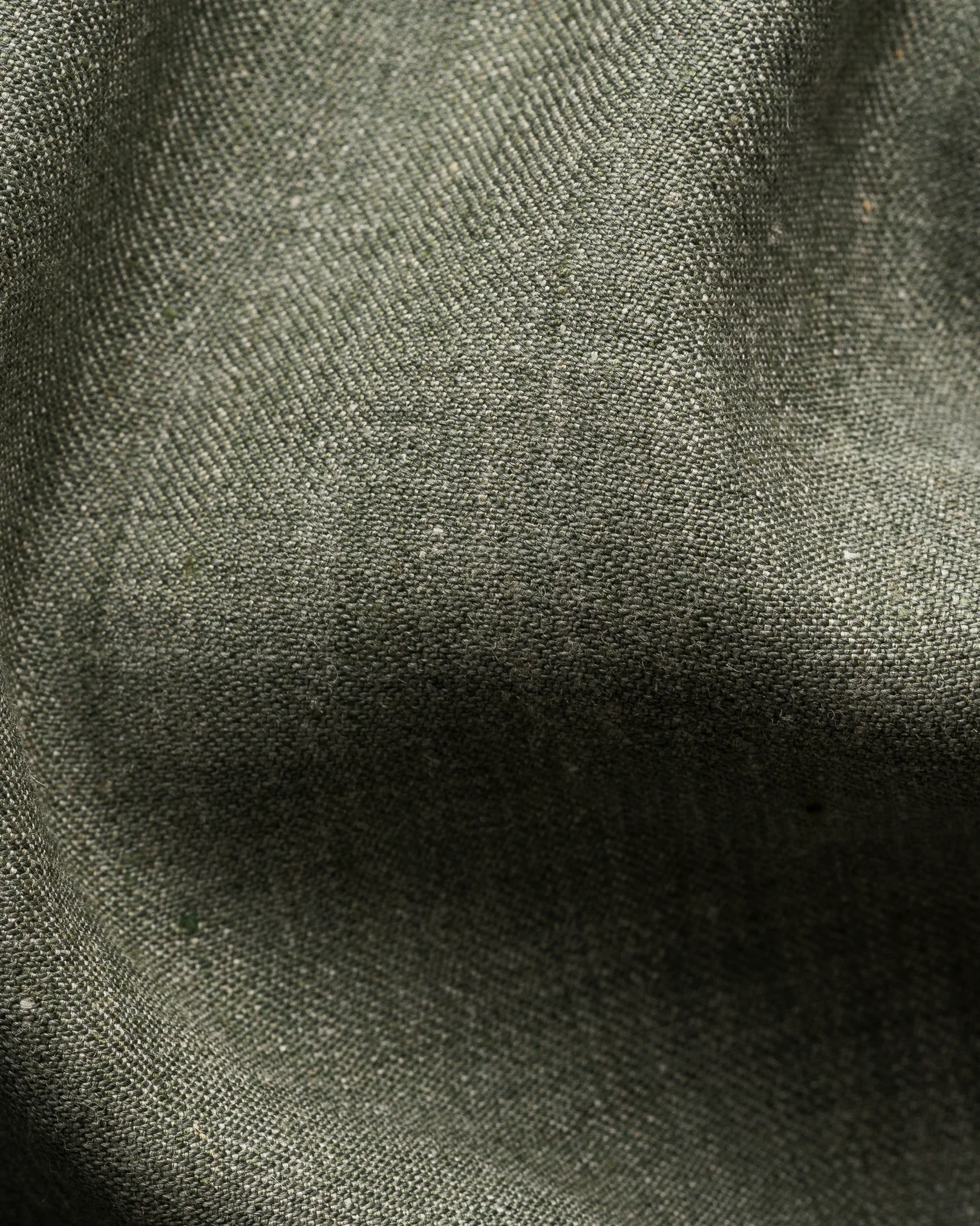 Eton - mid green linen wool soft jacket