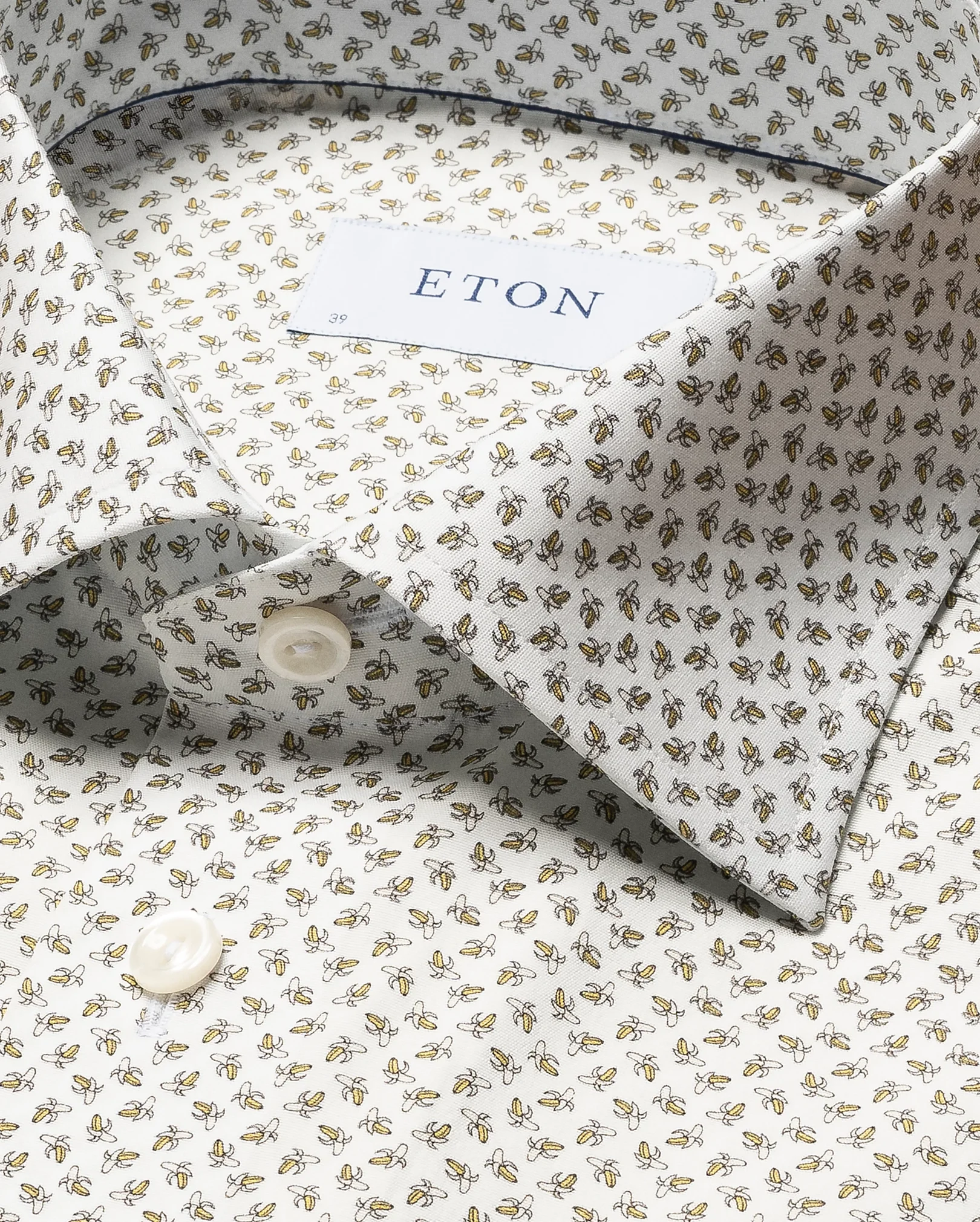 Eton - white poplin cut away collar single cuff slim fit