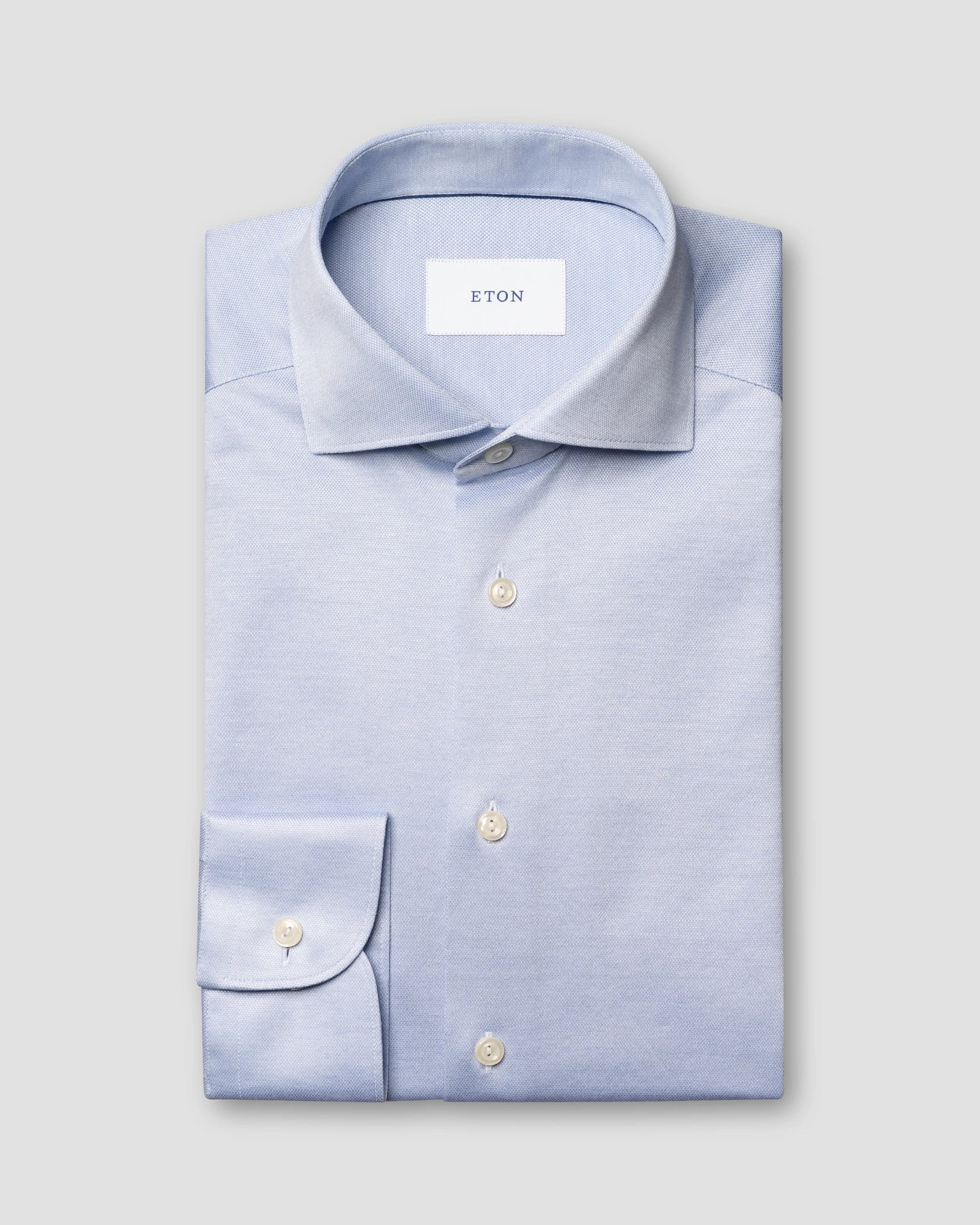 Eton - Filo di Scozia Jacquard Knit Shirt