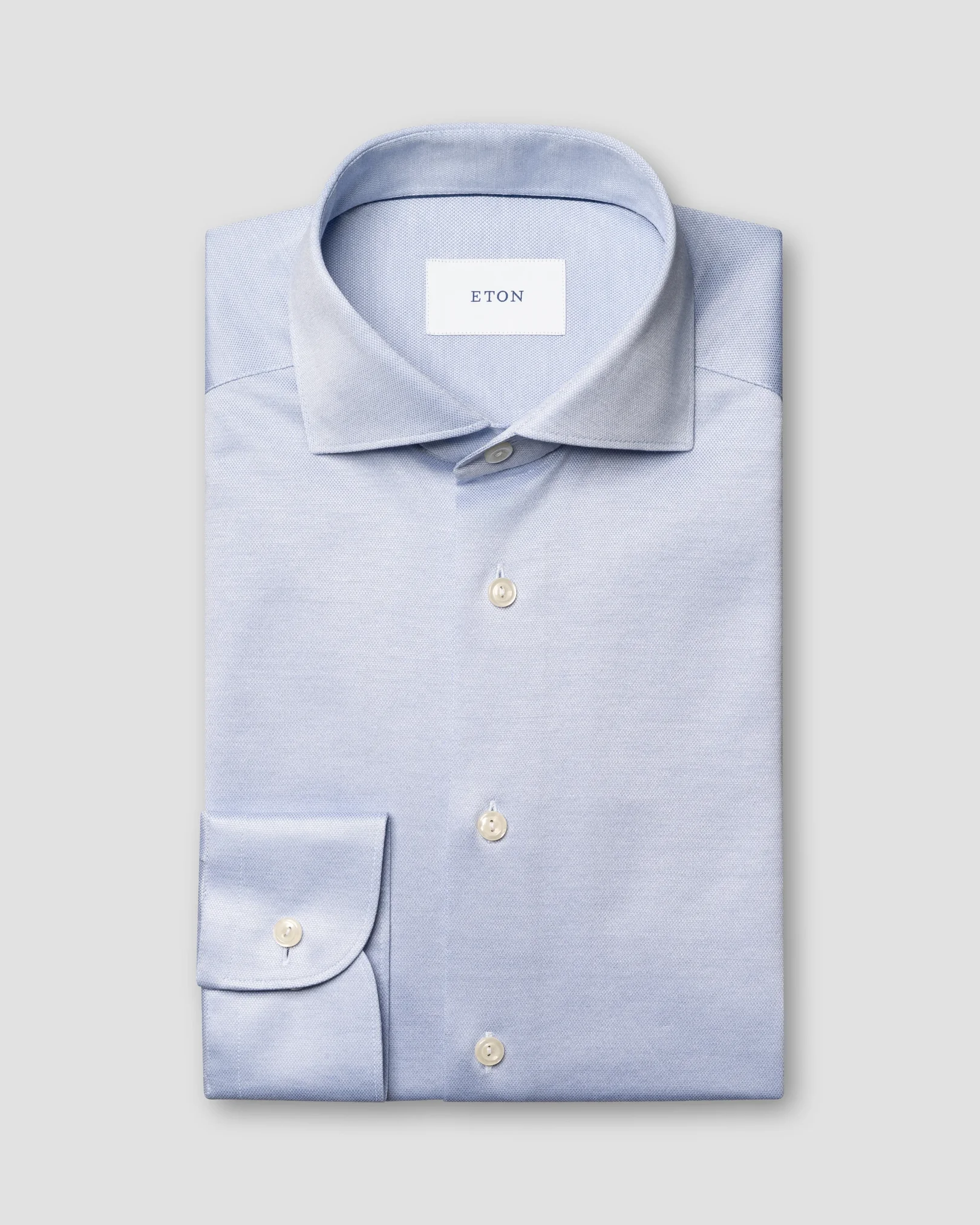 Eton - Filo di Scozia Jacquard Knit Shirt
