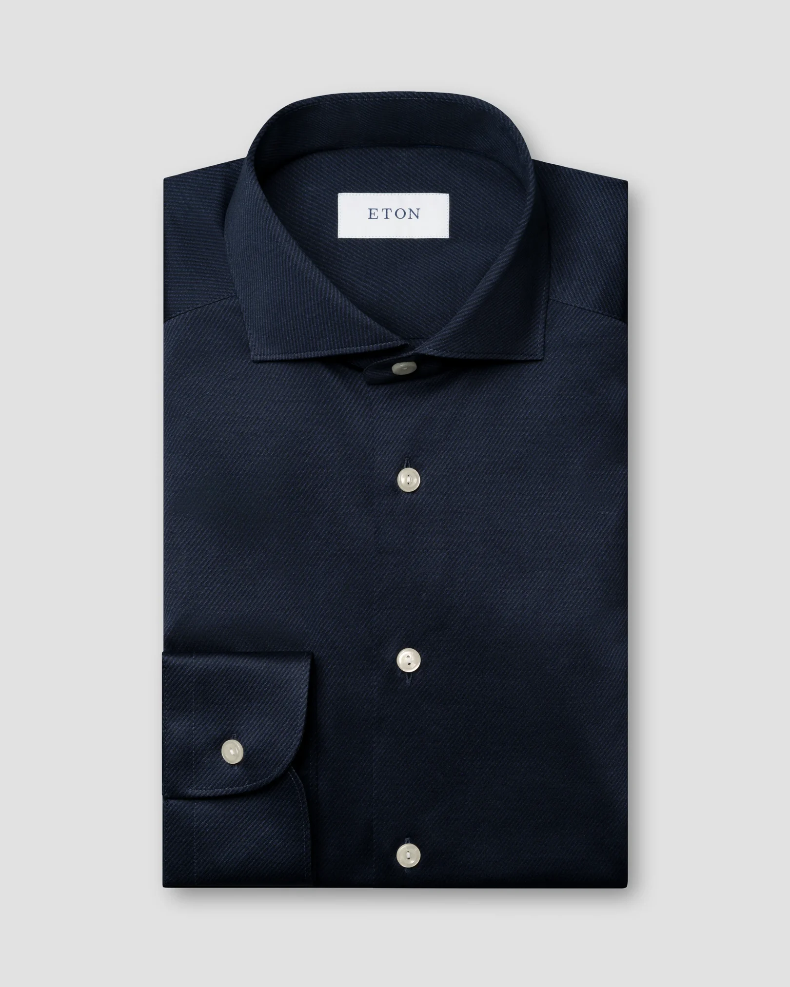 Eton - Blue Knit King Shirt