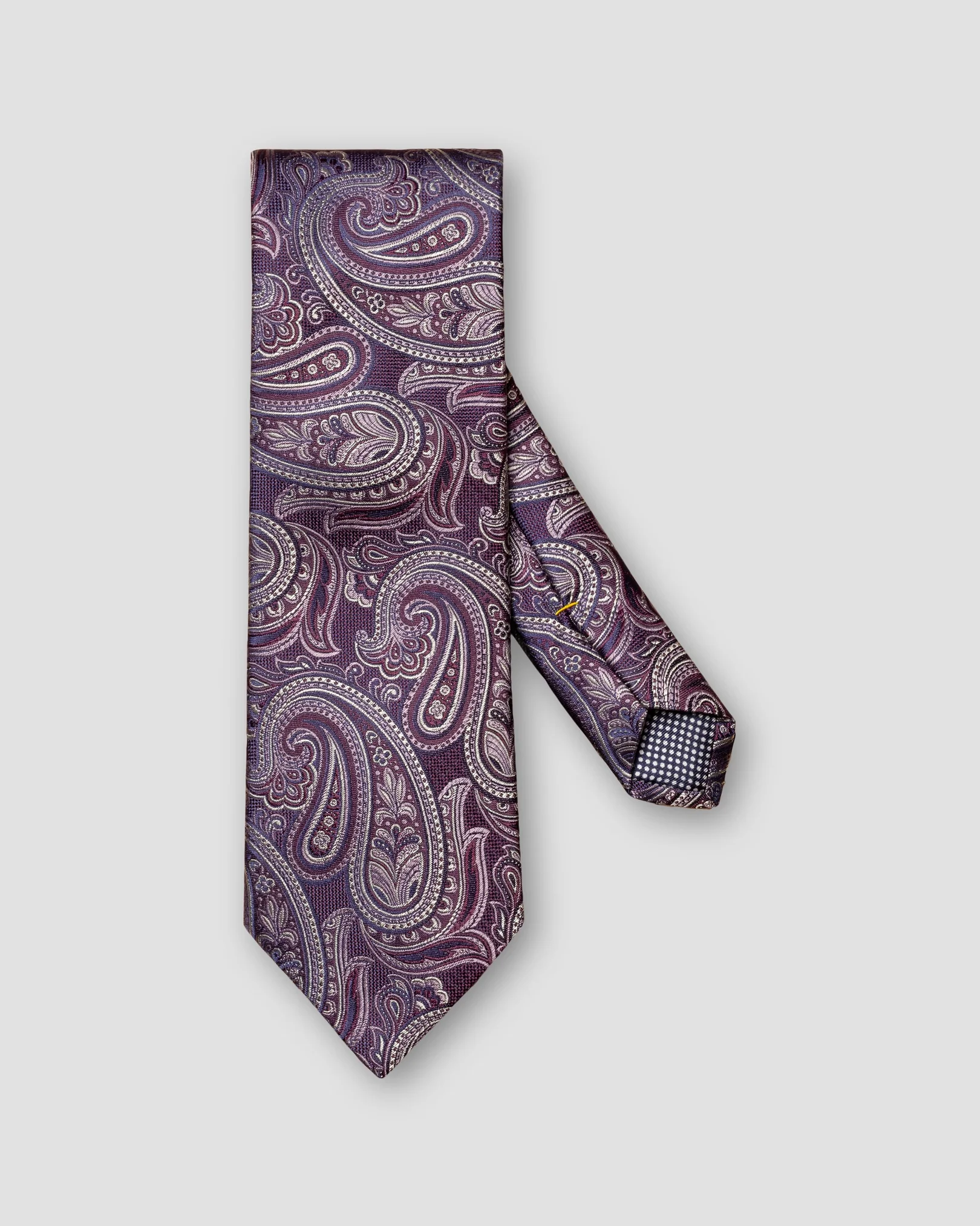 Eton - dark purple jacquard weave