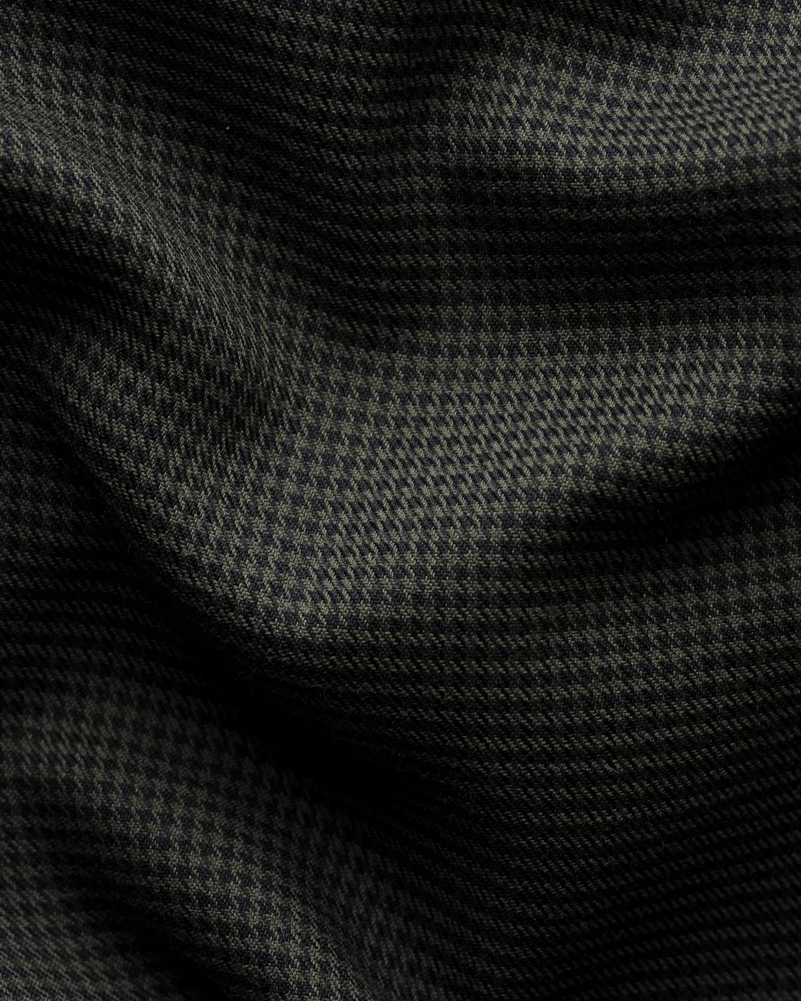 Eton - micro check signature flannel shirt wide spread