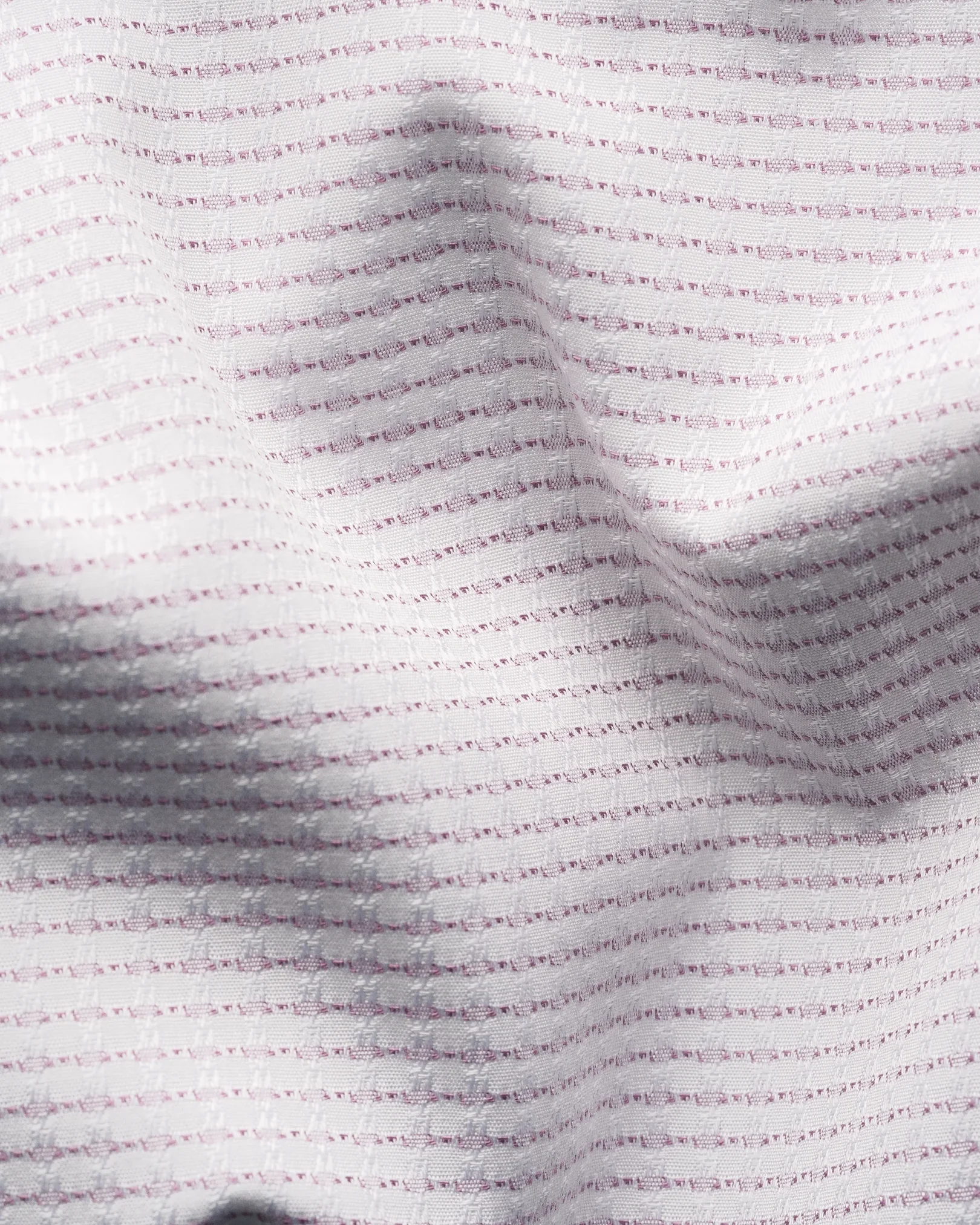 Eton - red semi solid supima 120 pique shirt