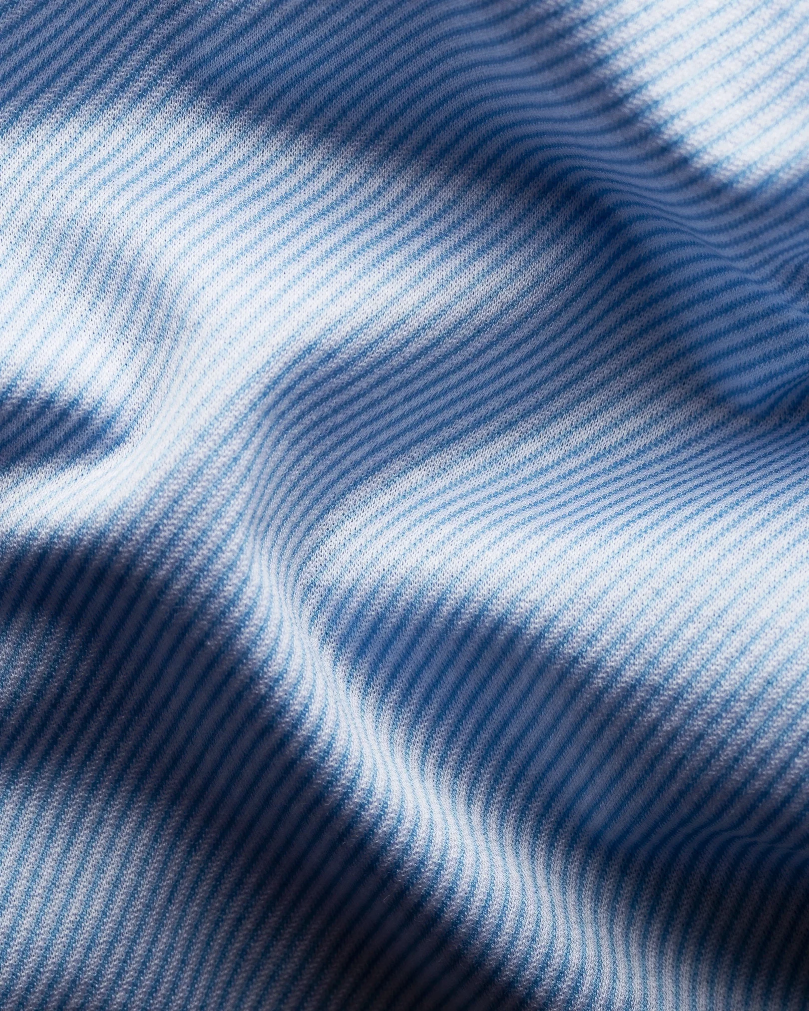 Eton - light blue knit king wide spread
