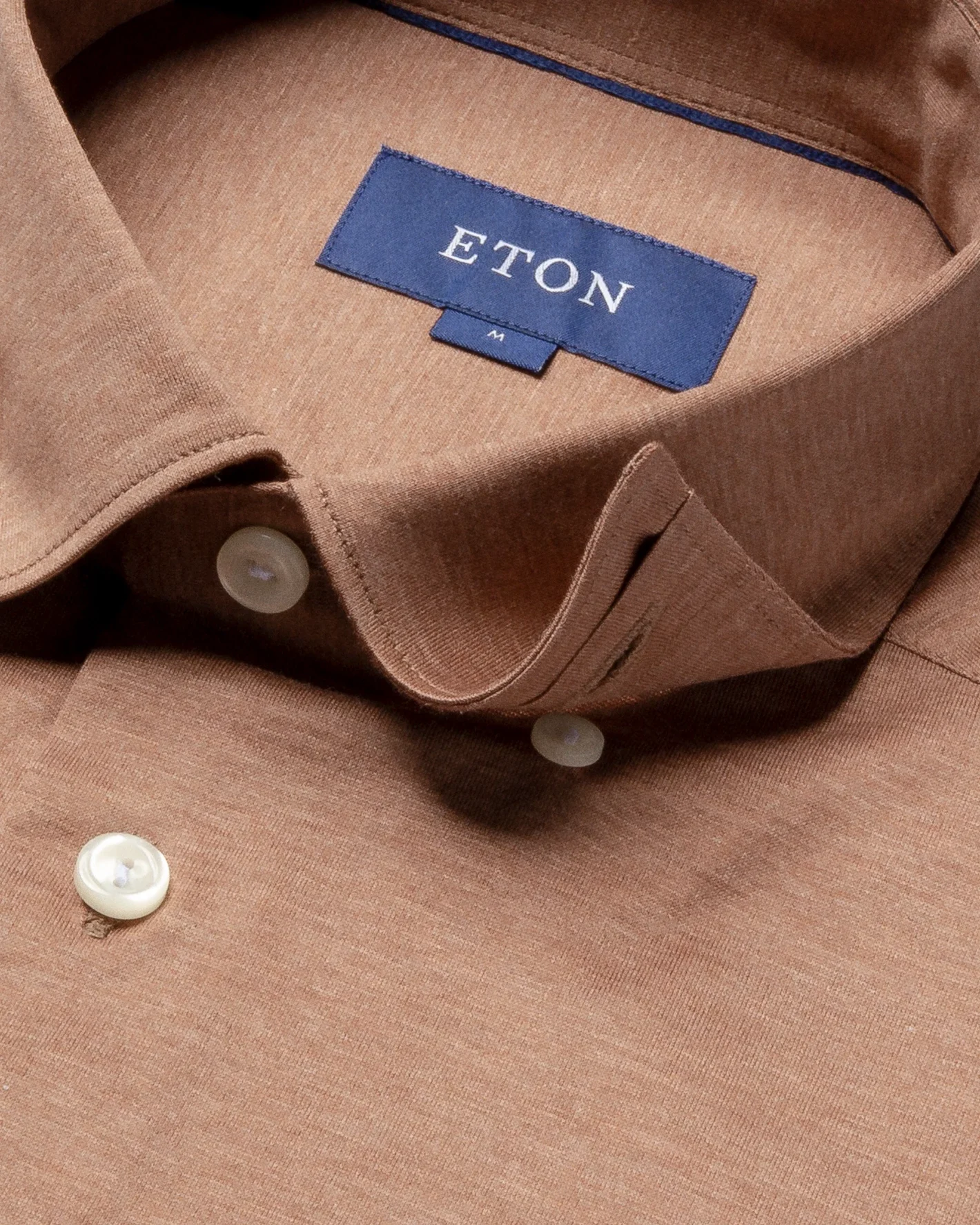 Eton - light brown jersey shirt