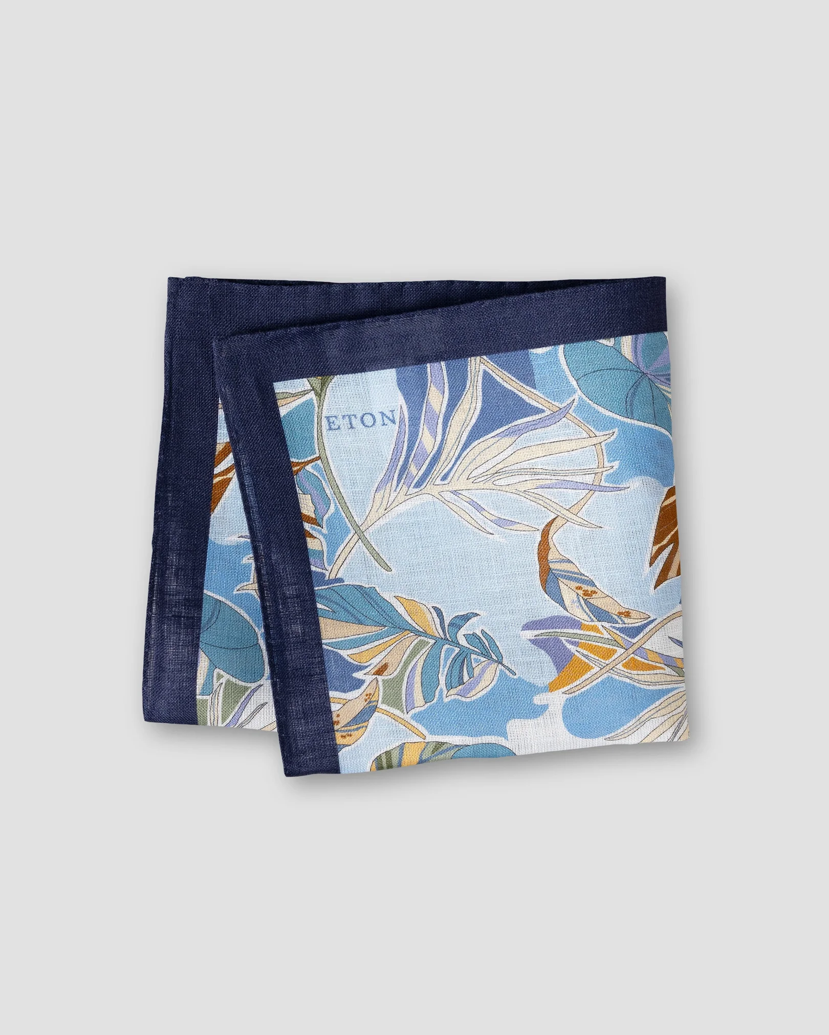 Eton - tropical linen pocket square