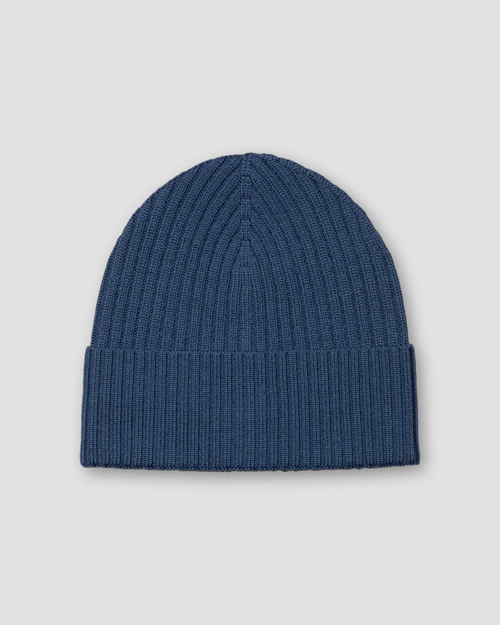 Eton - Mid Blue Merinio Wool Beanie