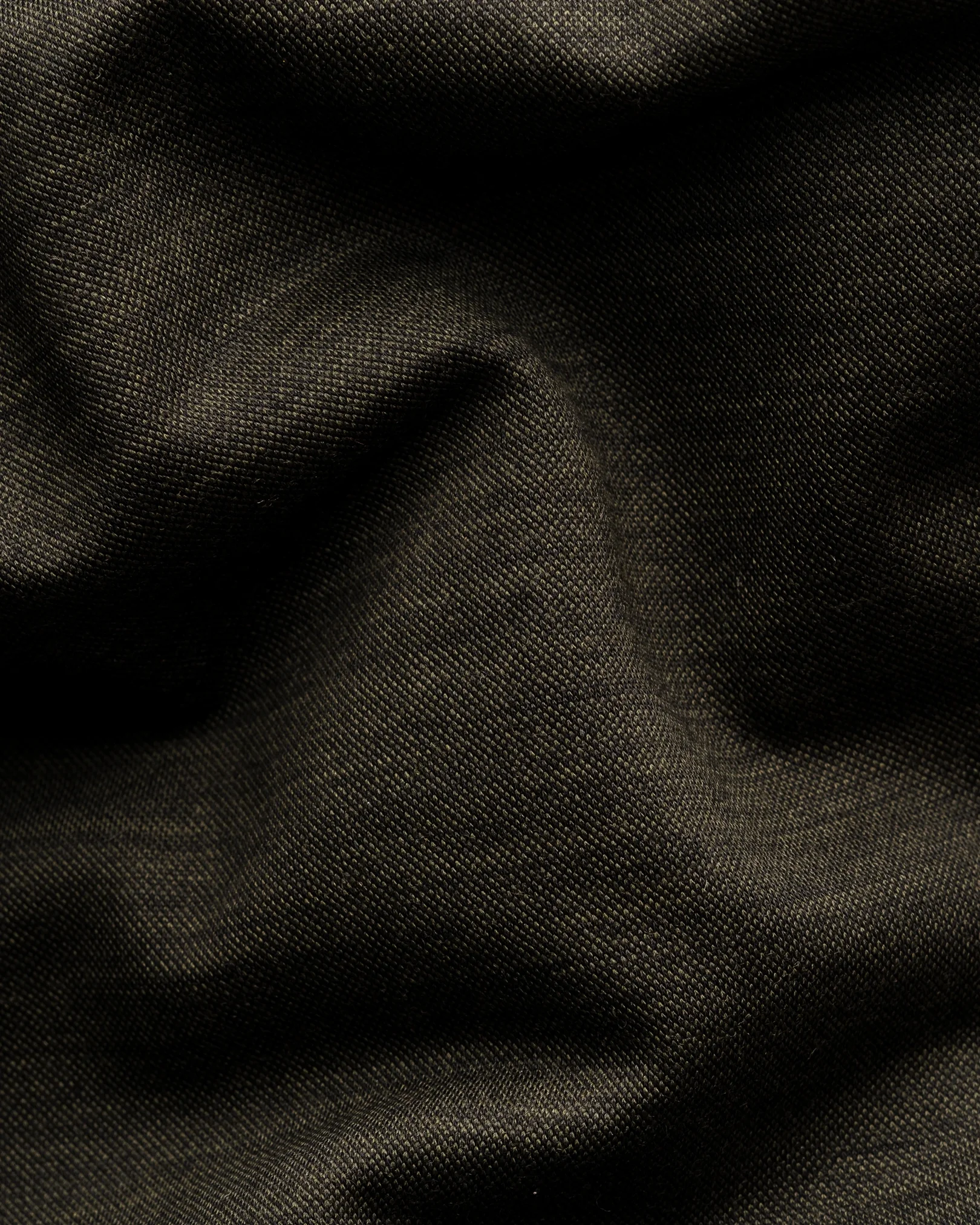 Eton - dark green merino wool t shirt