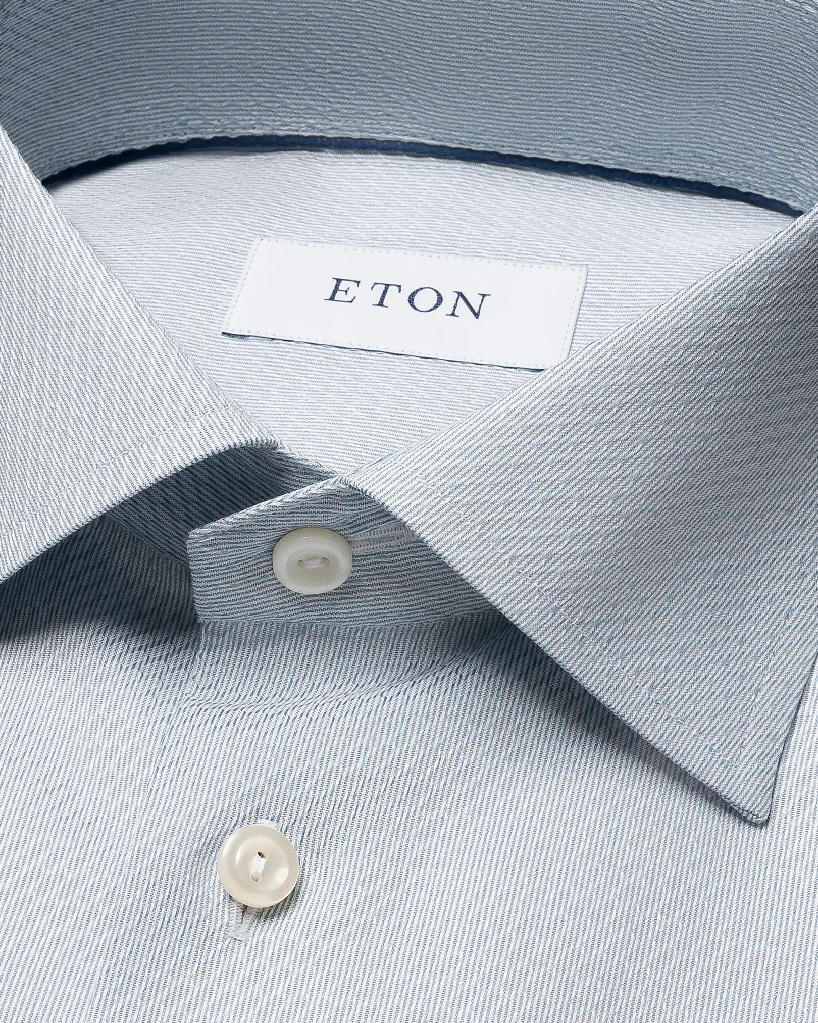 Eton - light blue semi solid dobby shirt