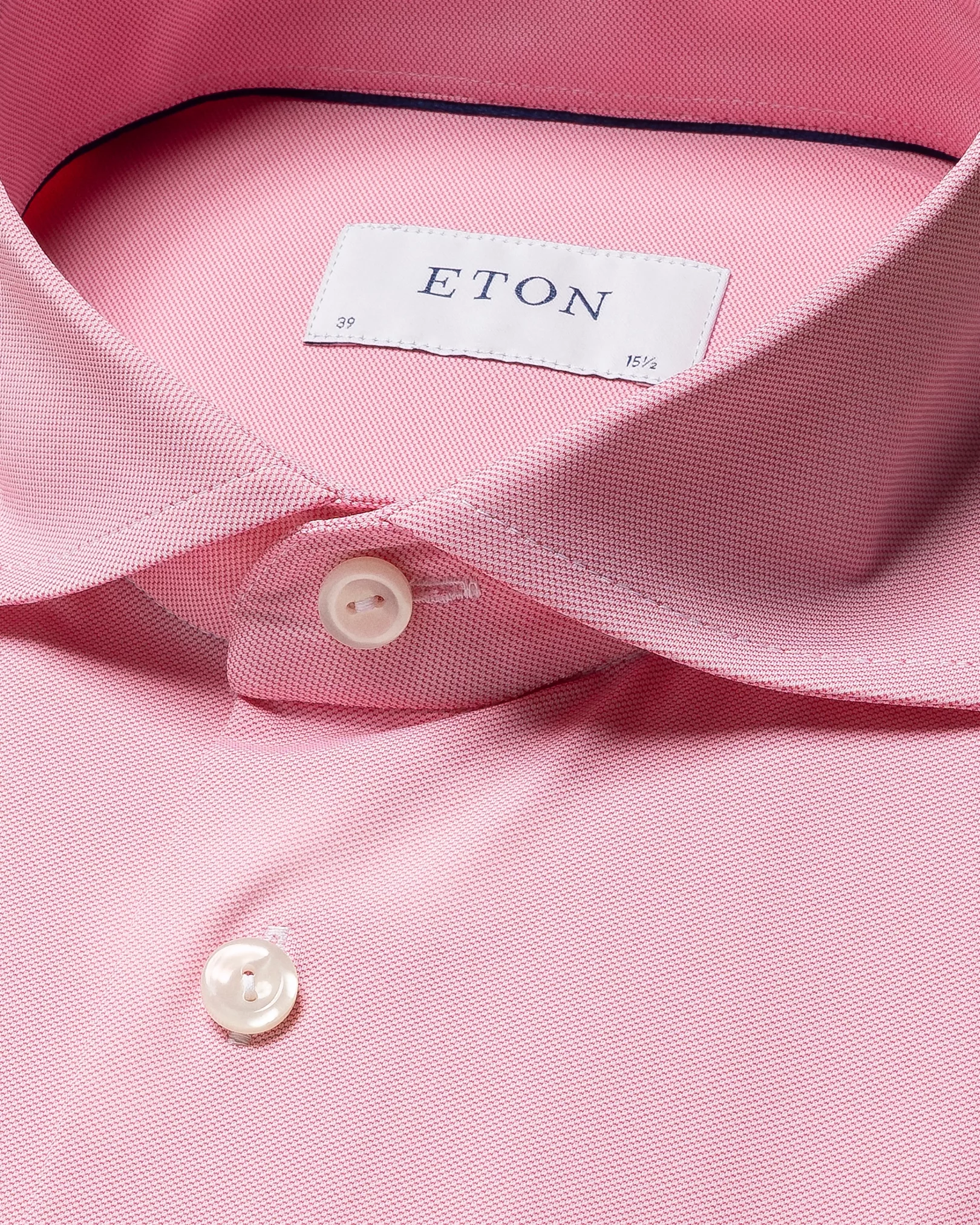 Eton - pink 4 way stretch wide spread