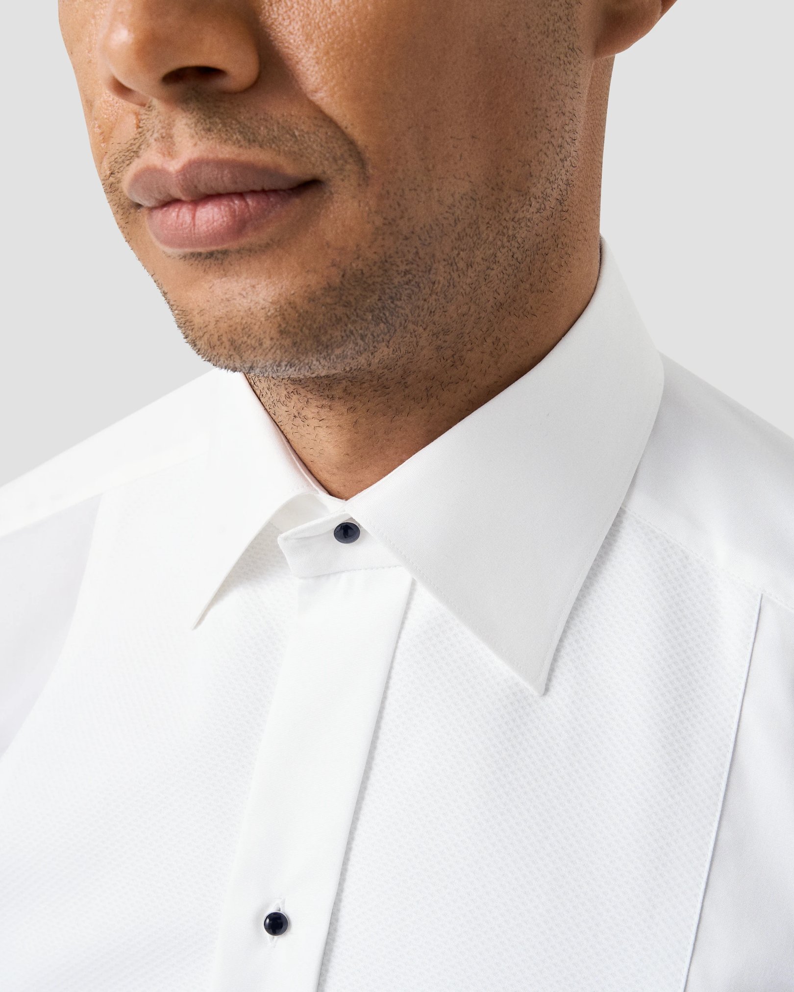 Eton - White Piqué Tuxedo Shirt