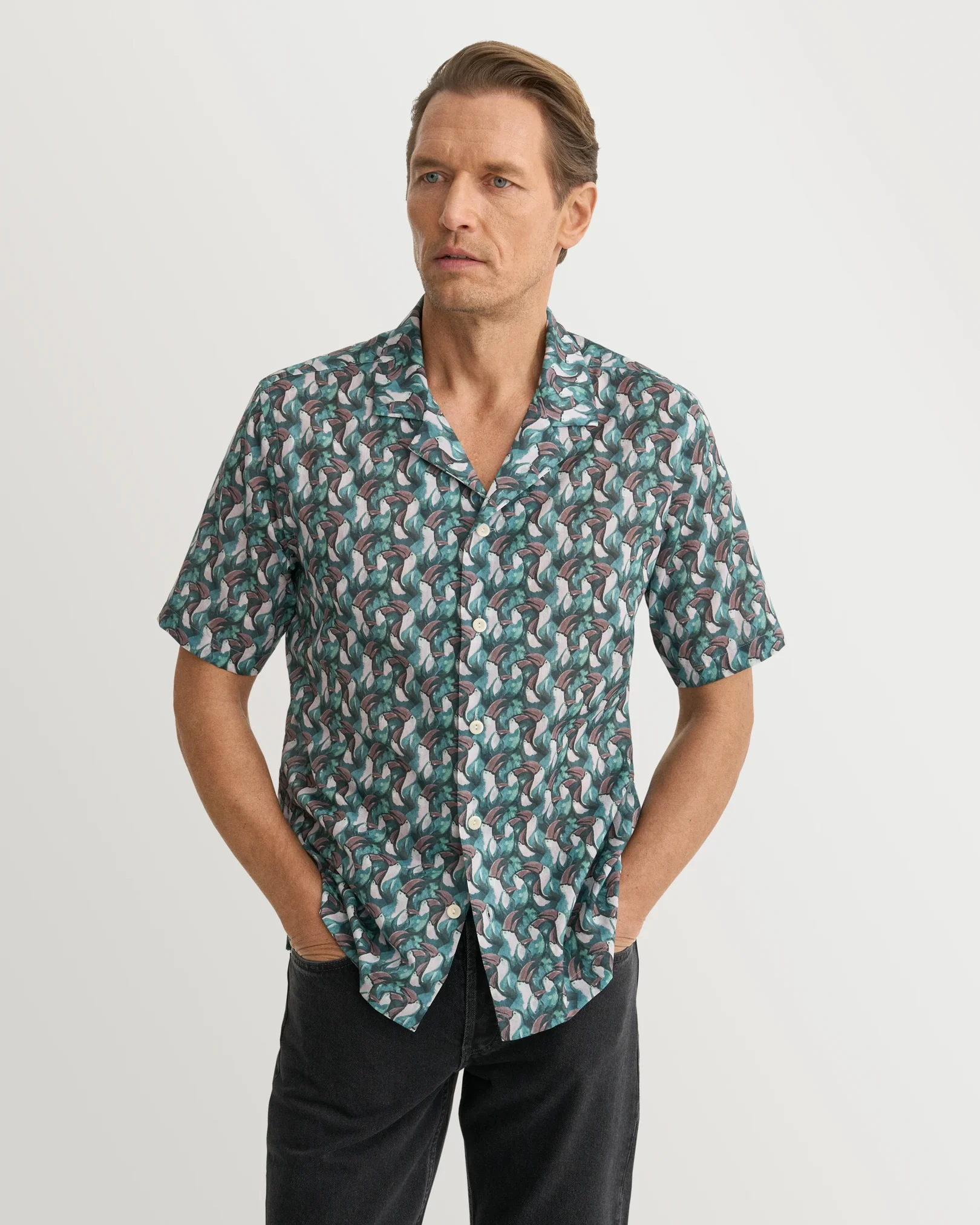 Eton - motif resort shirt