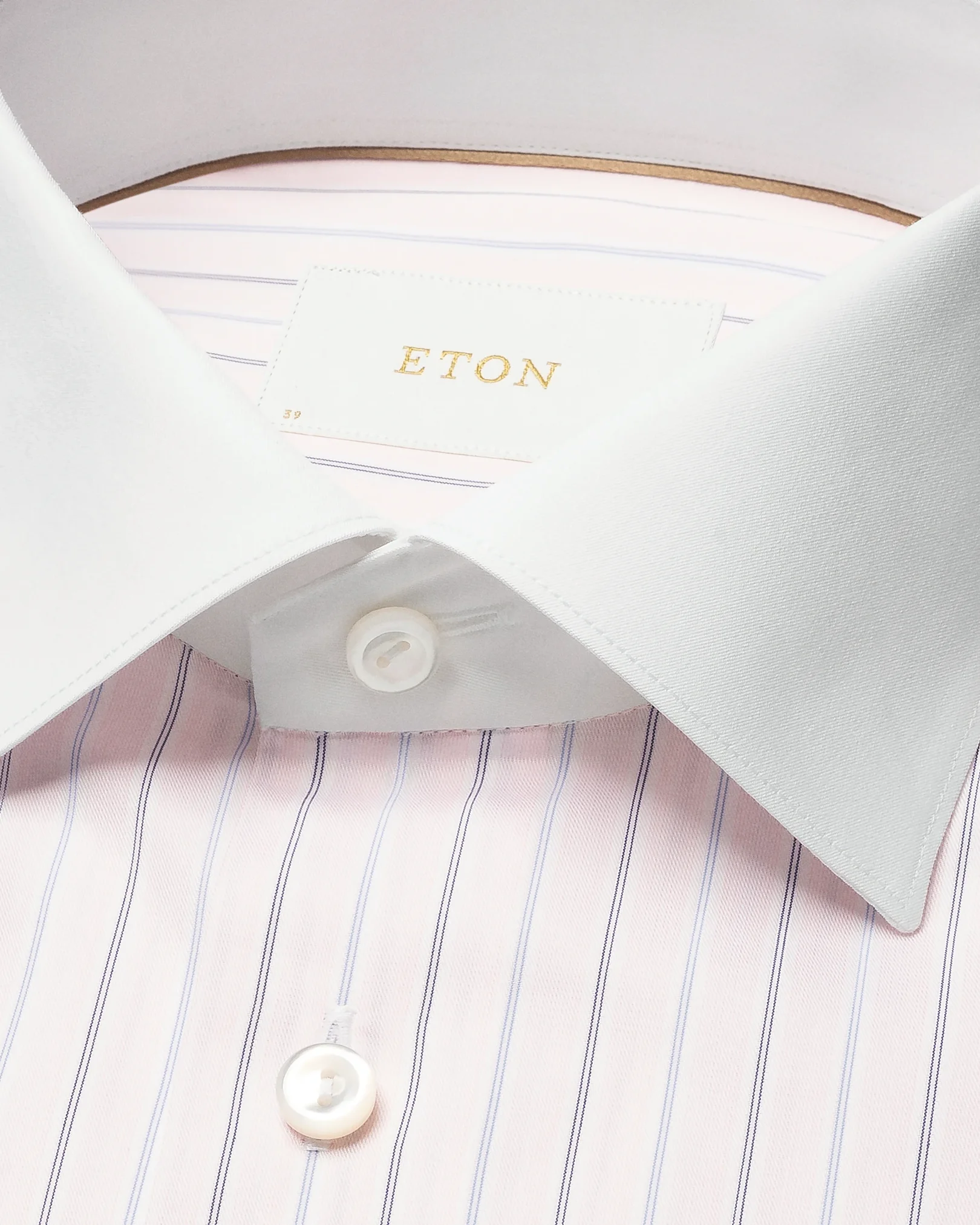 Eton - White Collar Supima 120 Shirt