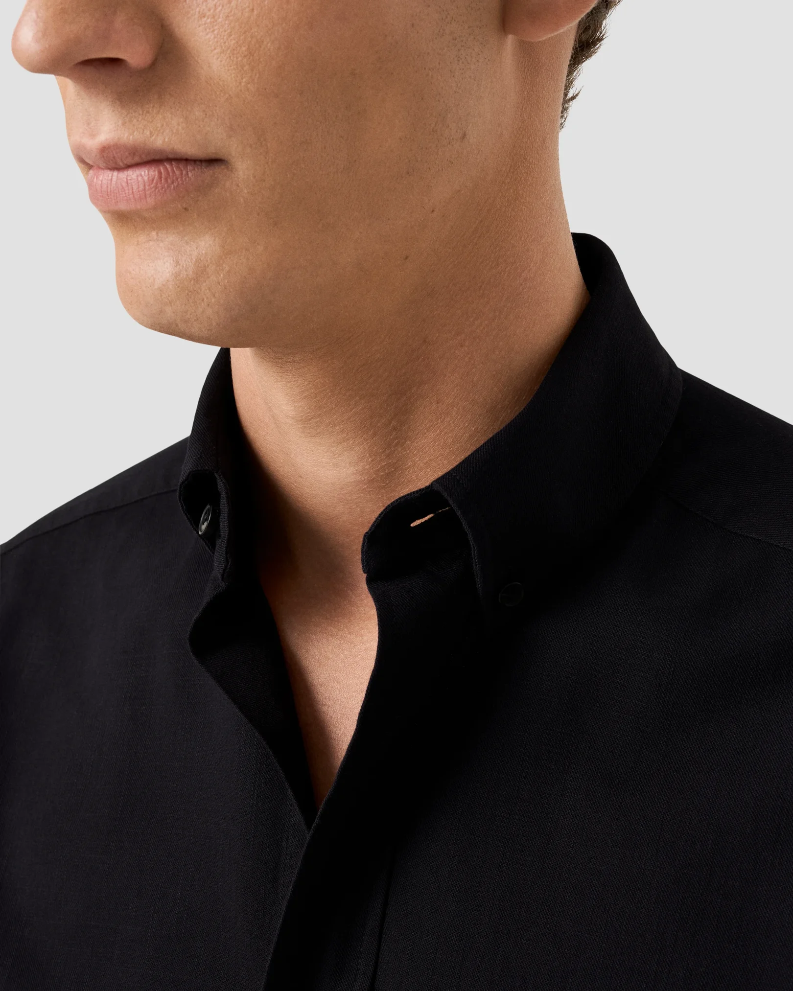 Eton - Black Denim Shirt