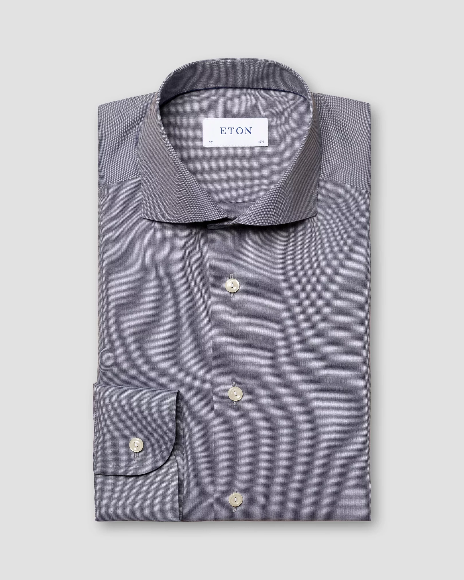 Eton - gray flannel shirt