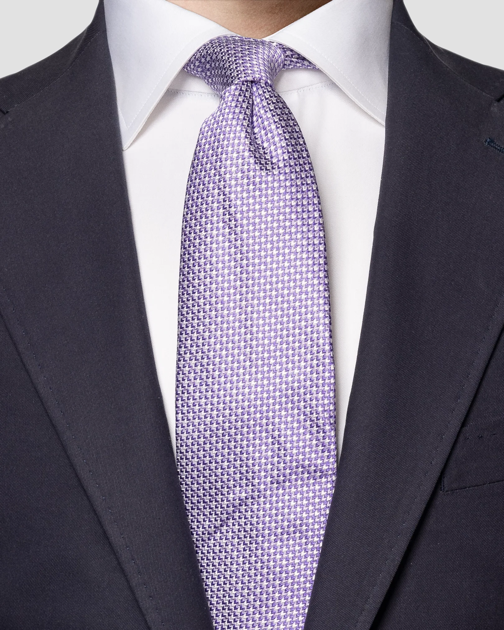 Eton - mid purple business tie