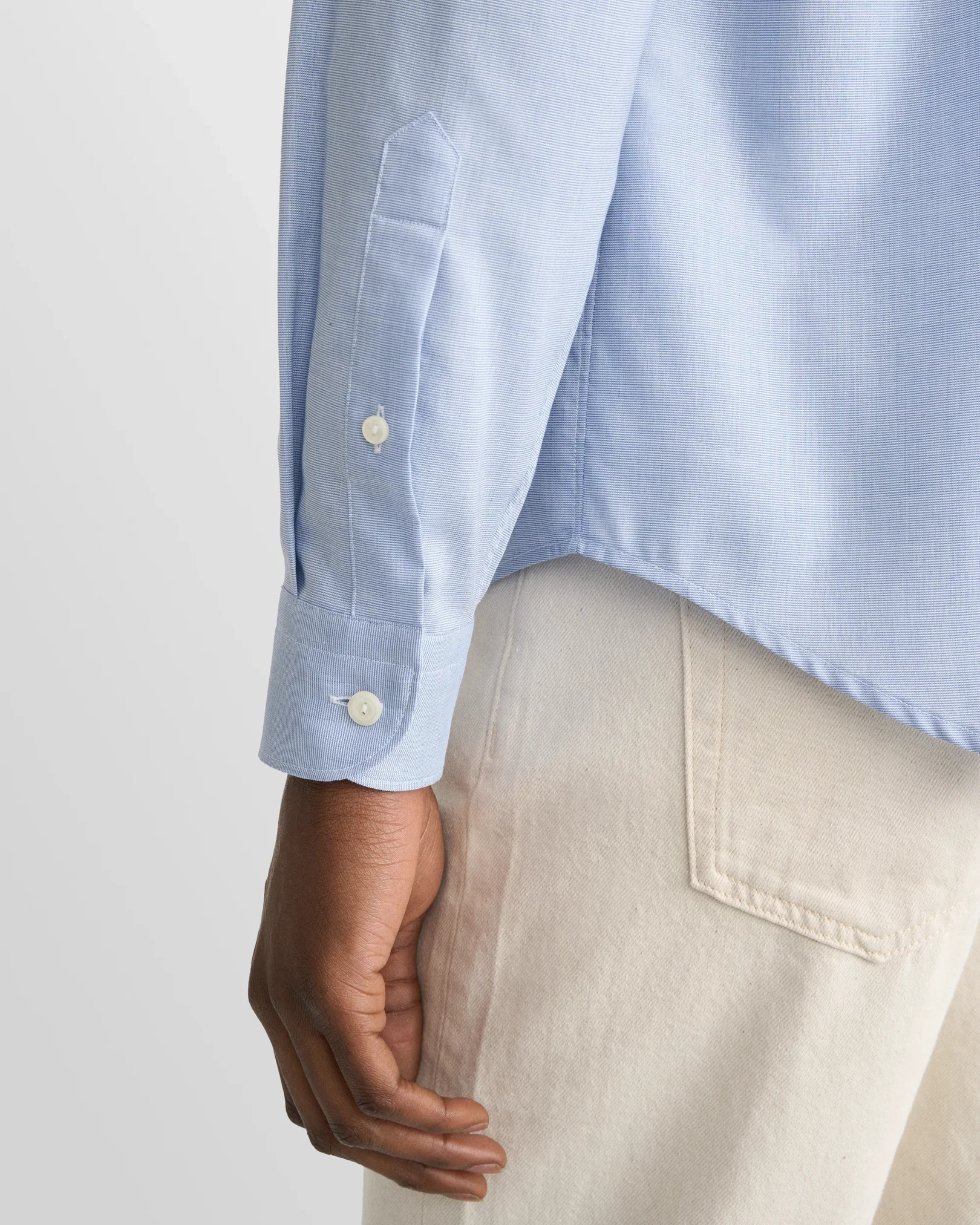 Eton - light blue signature oxford shirt we