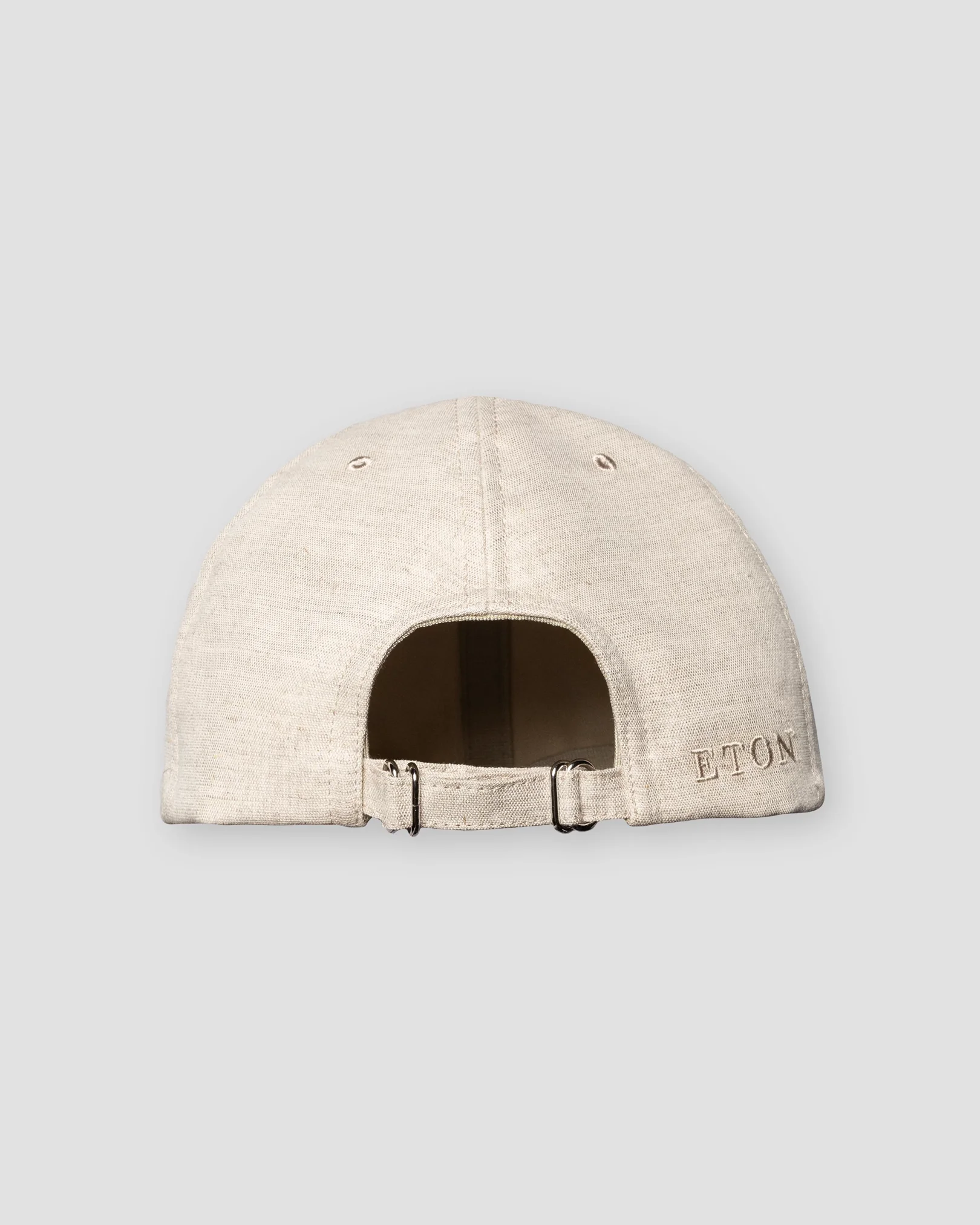 Eton - brown linen cotton baseball cap