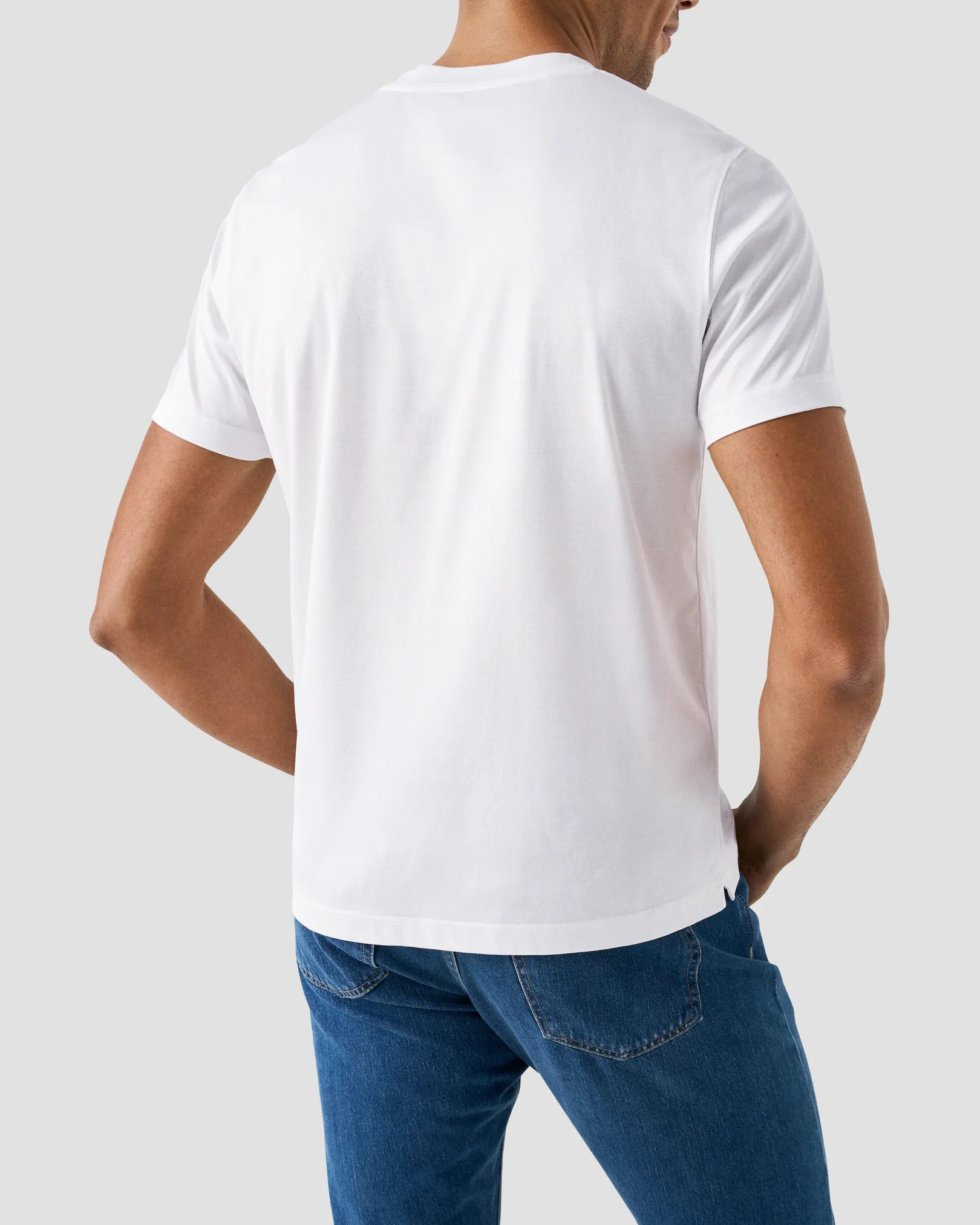 Eton - white filo di scozia t shirt