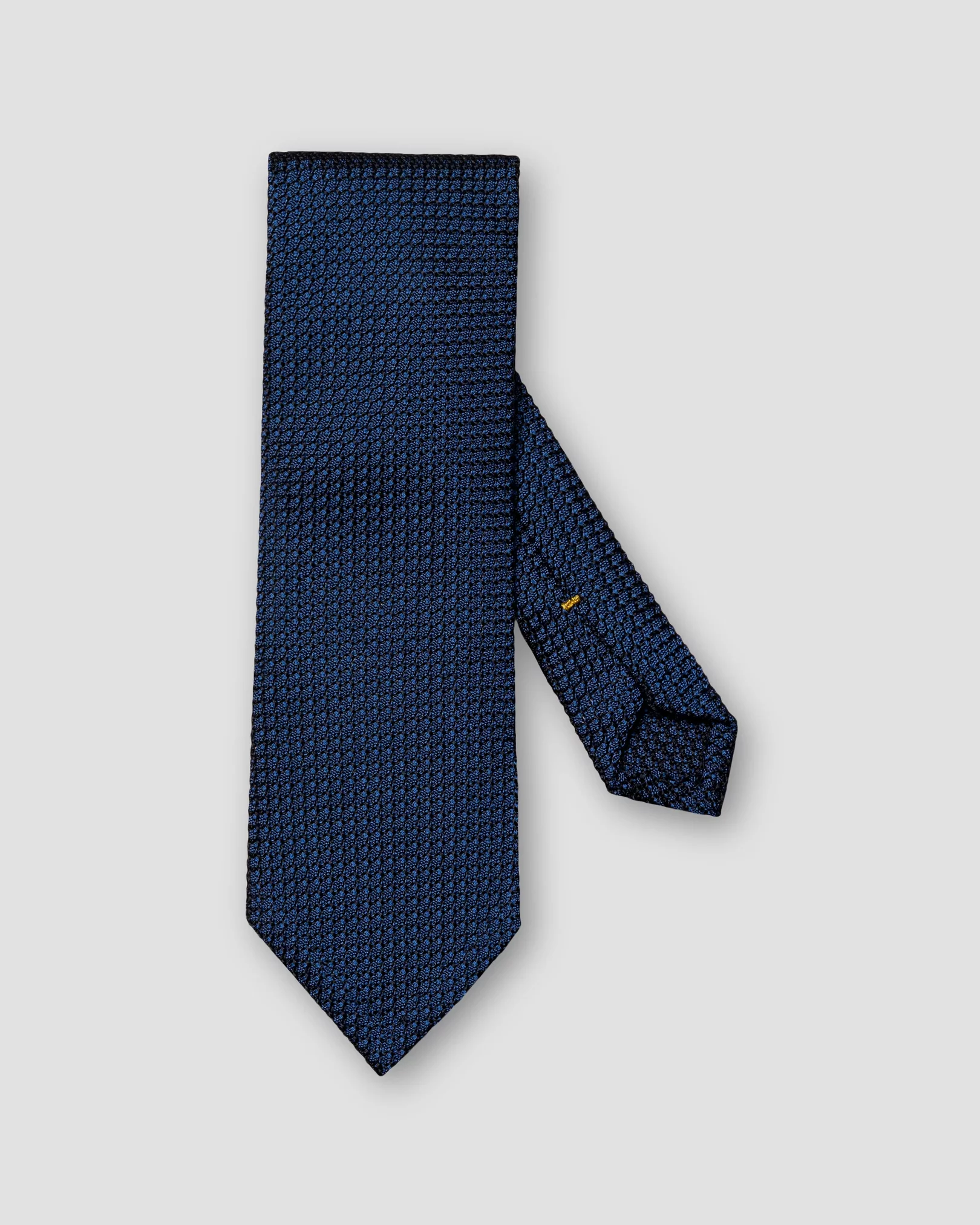 Cravate bleu marine en soie grenadine