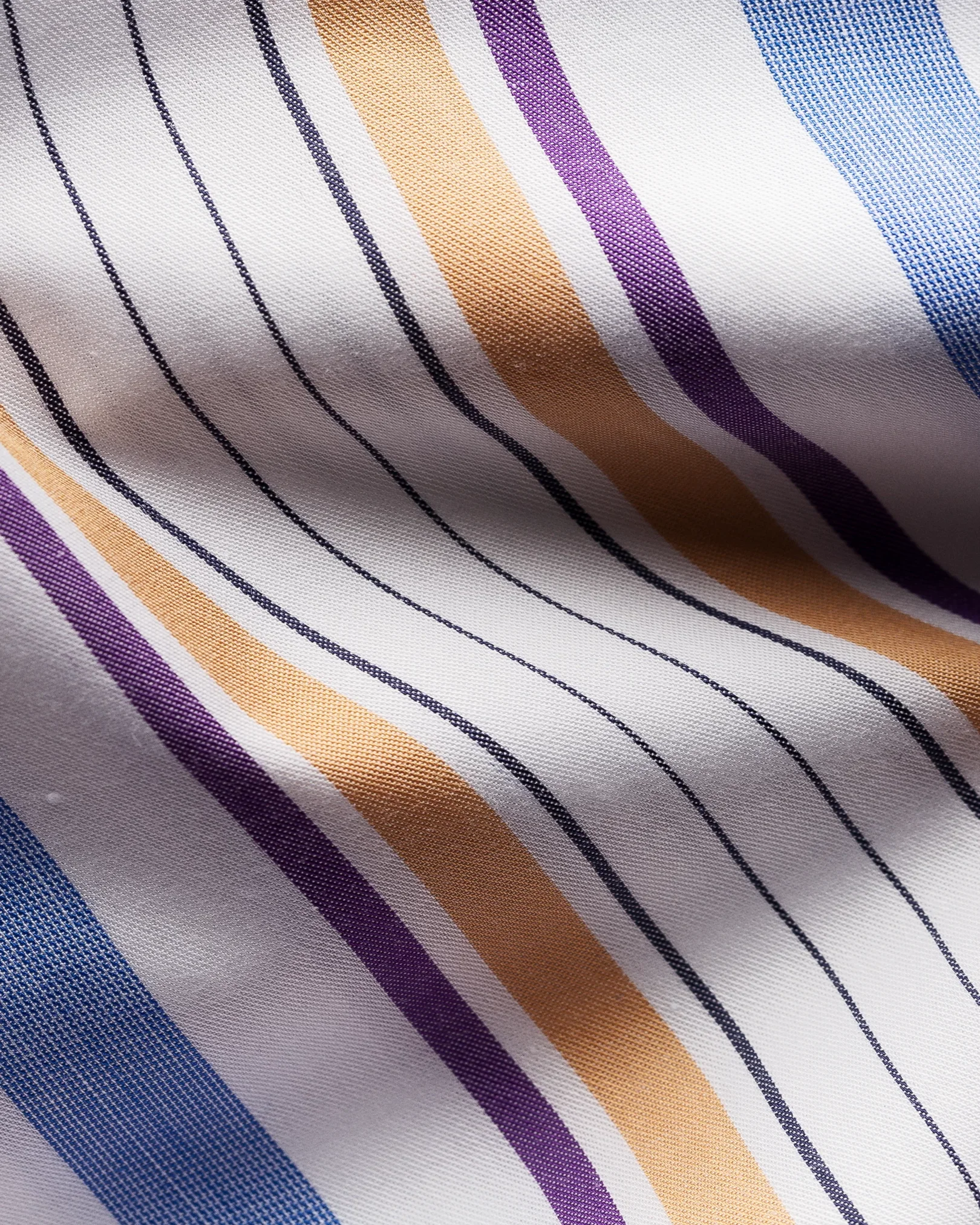 Eton - multi colored striped twill shirt