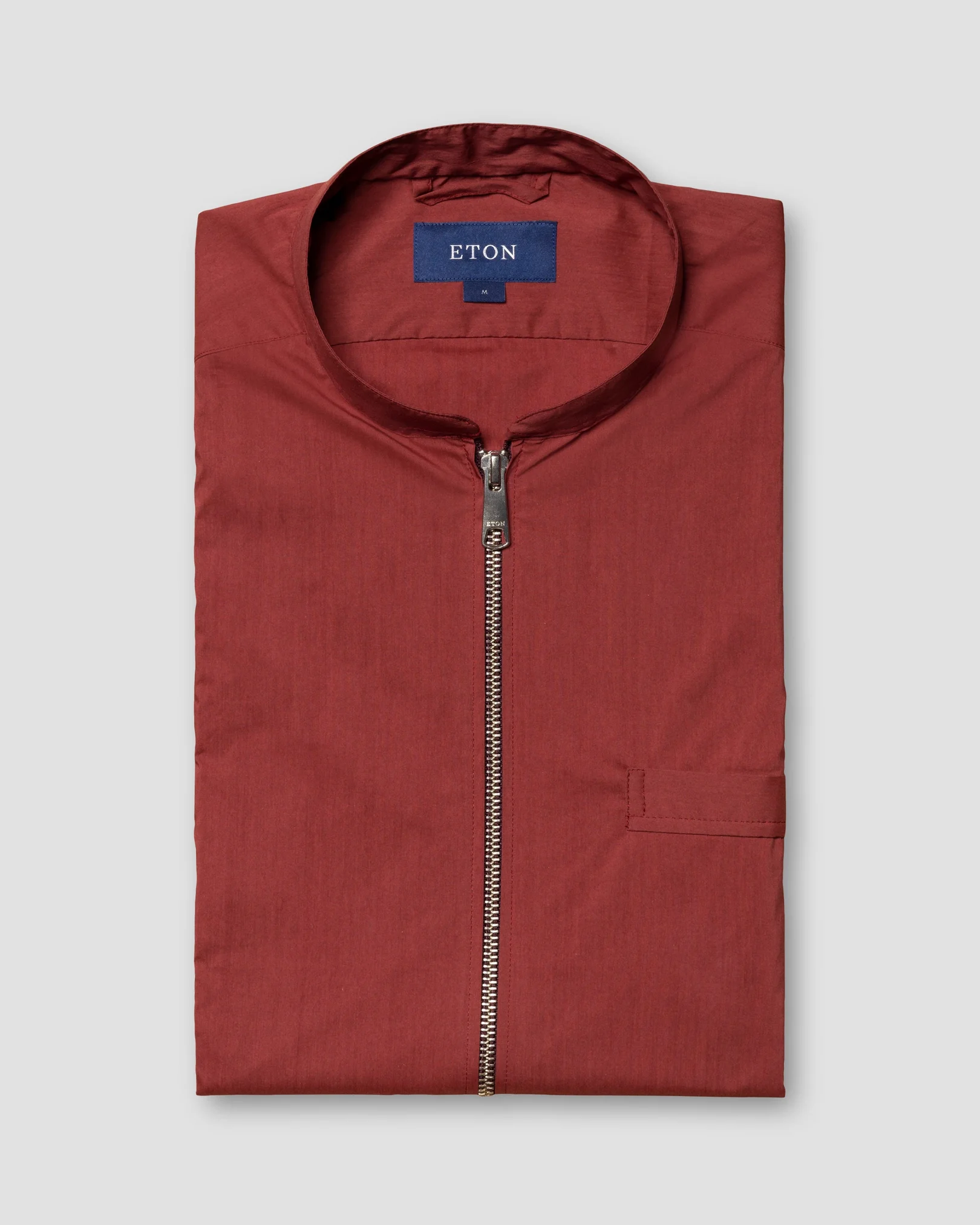 Eton - red wind vest stand collar low sleeve less vest