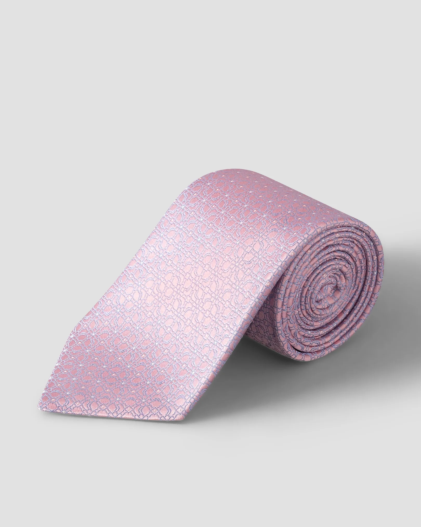 Eton - pink floral woven silk