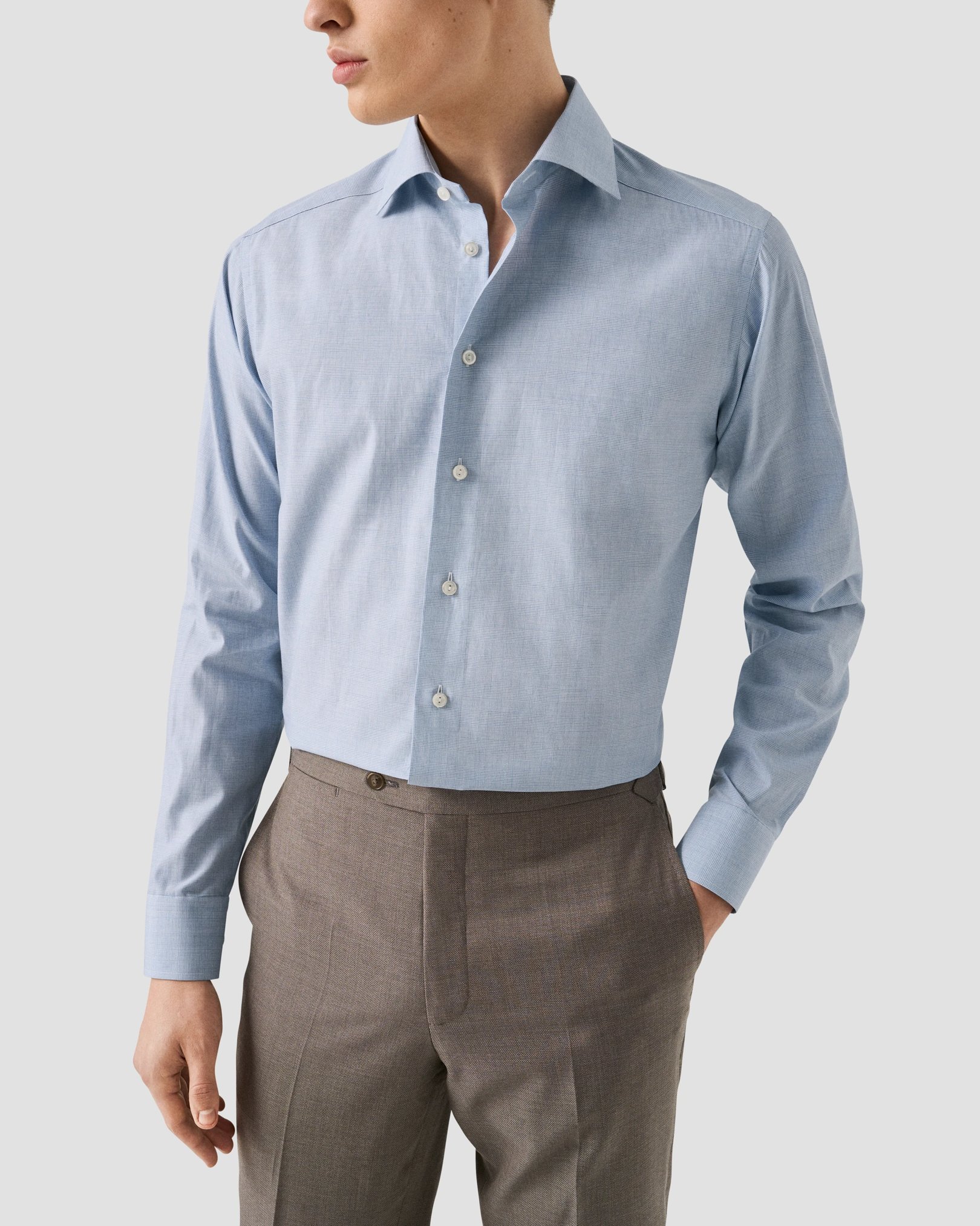 Eton - Check Fine Twill Shirt