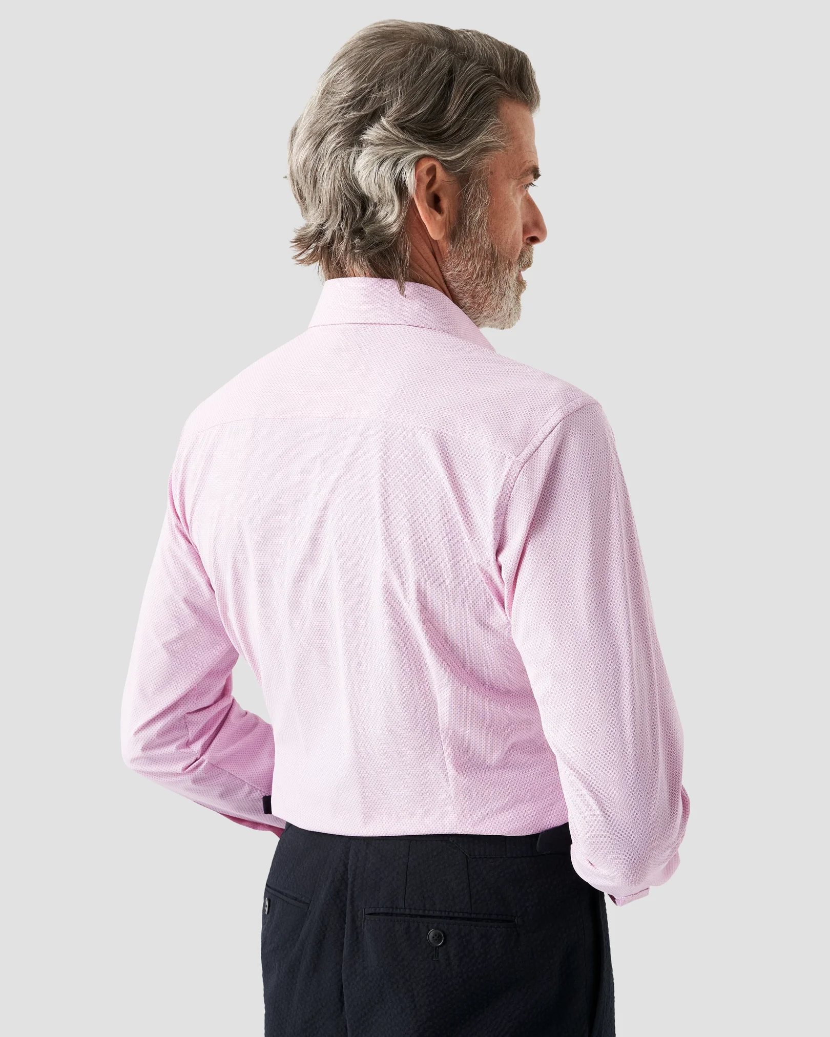 Eton - Pink Four-Way Stretch Shirt