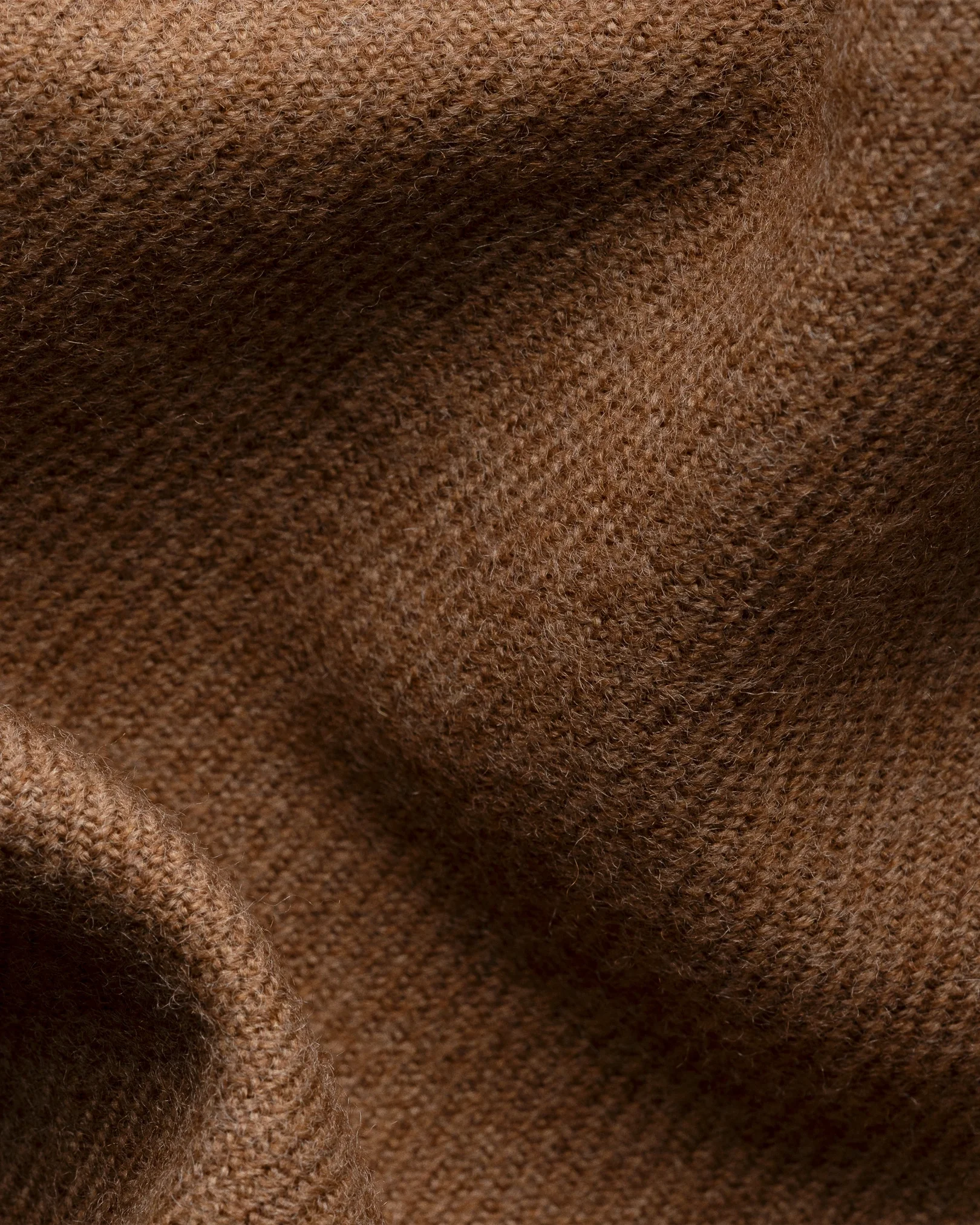 Eton - brown two face merino wool scarf
