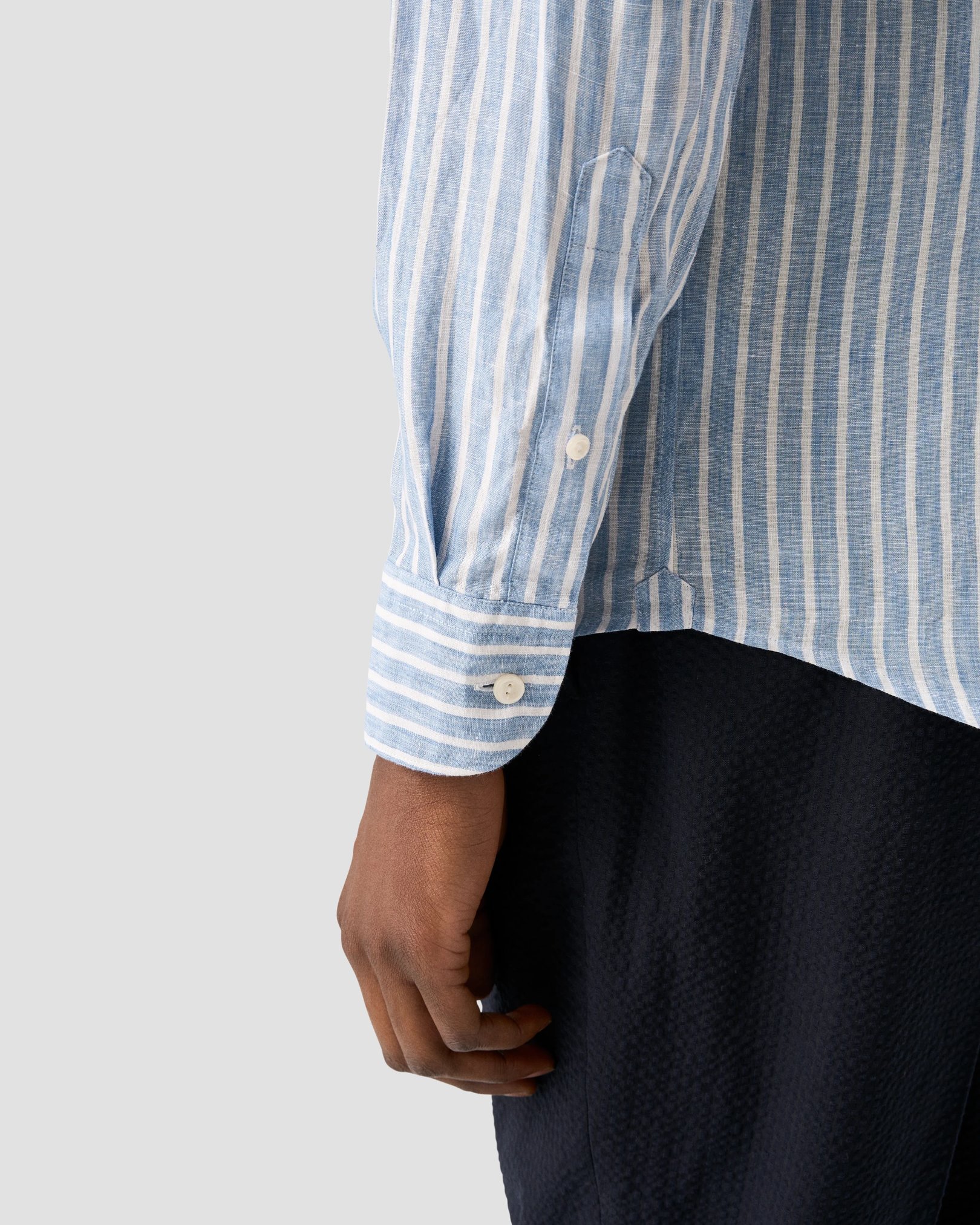 Eton - Striped Linen Shirt