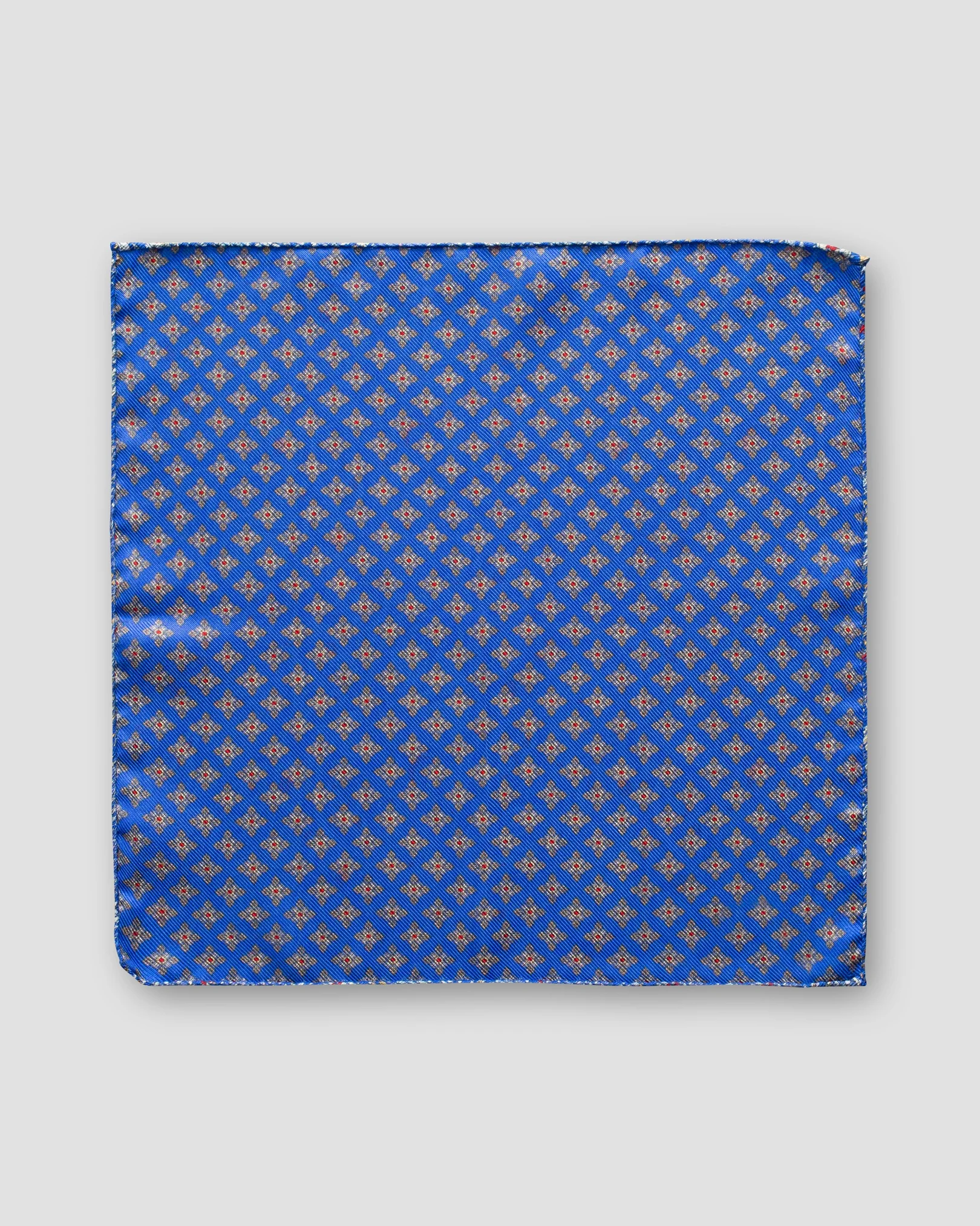 Eton - blue double print pocket square