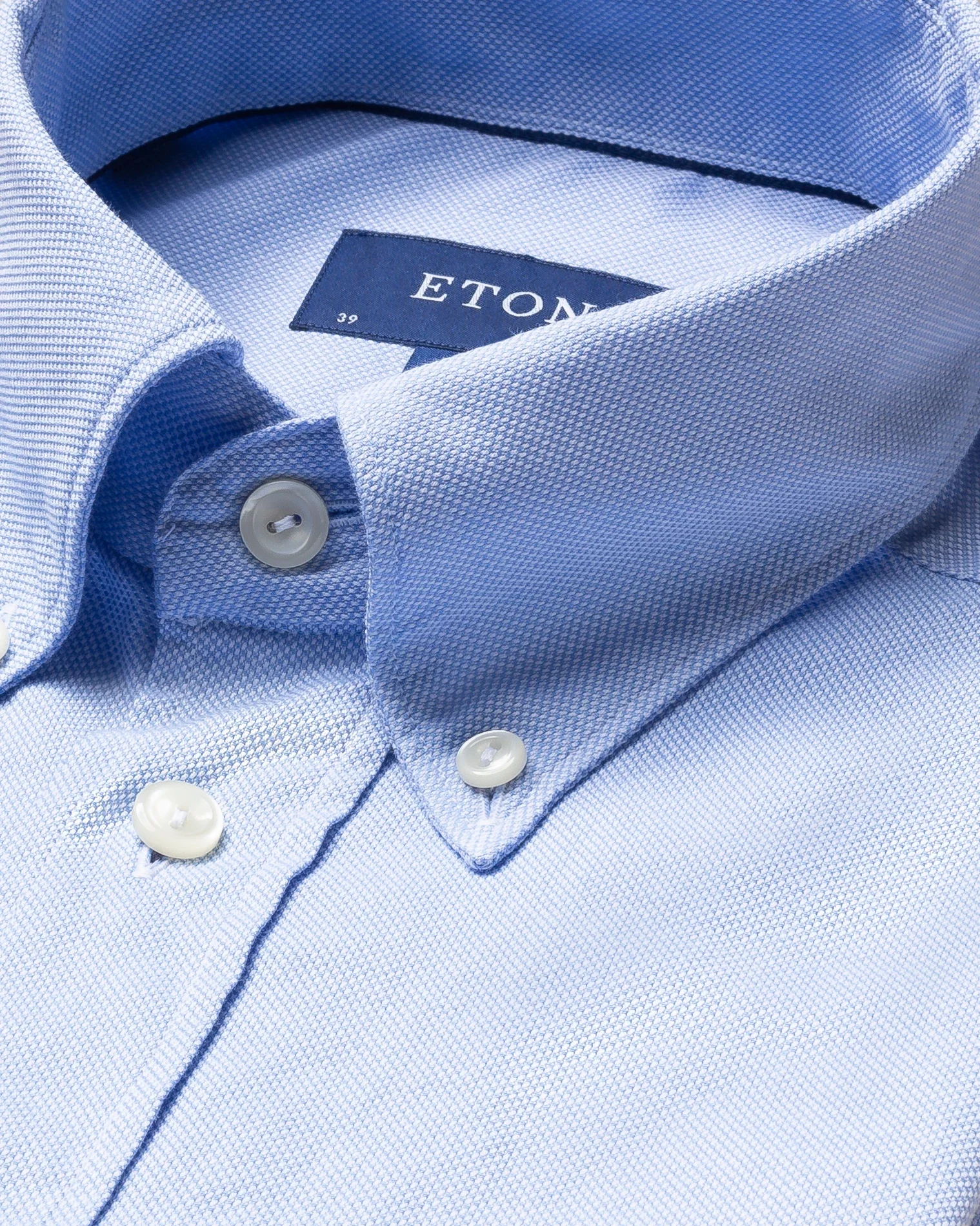 Eton - lightblue royal oxford shirt soft