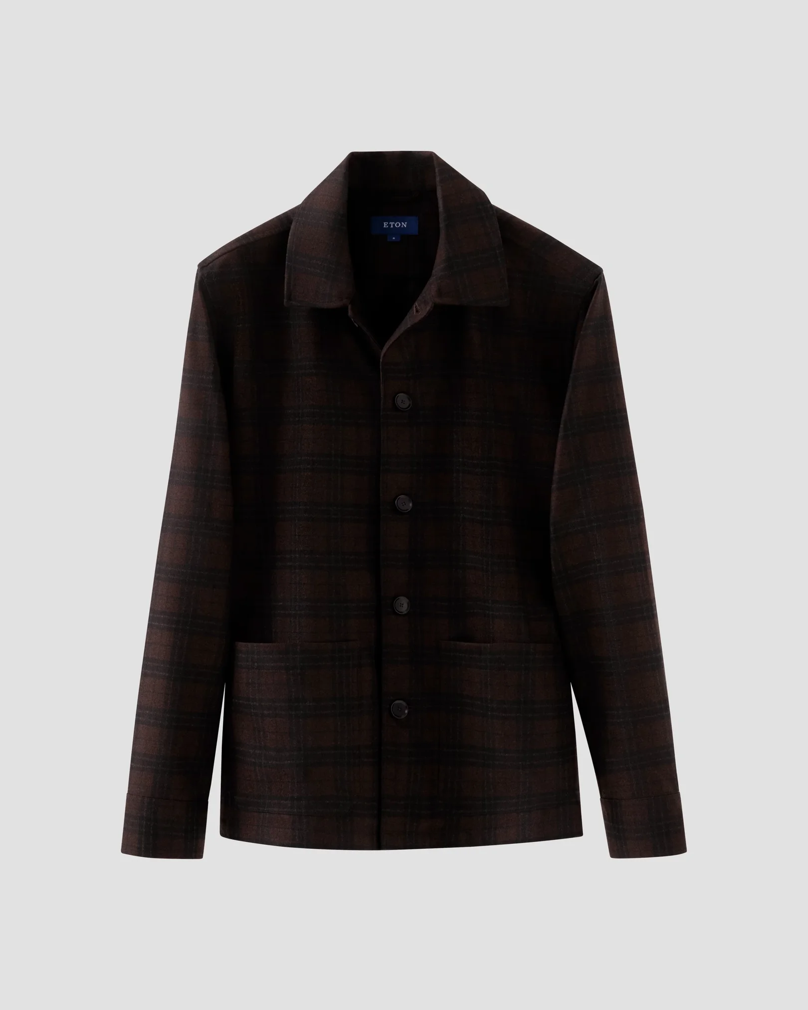 Eton - dark brown overshirt