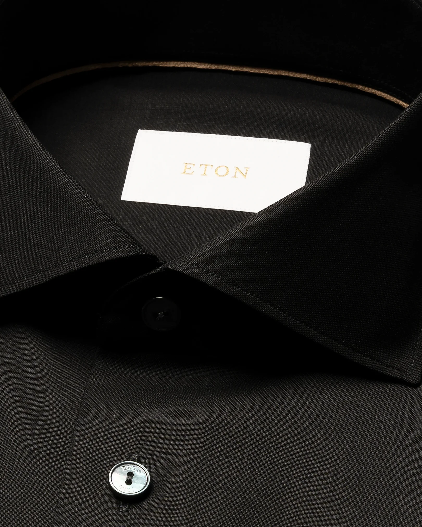 Eton - ultra soft solid merino shirt