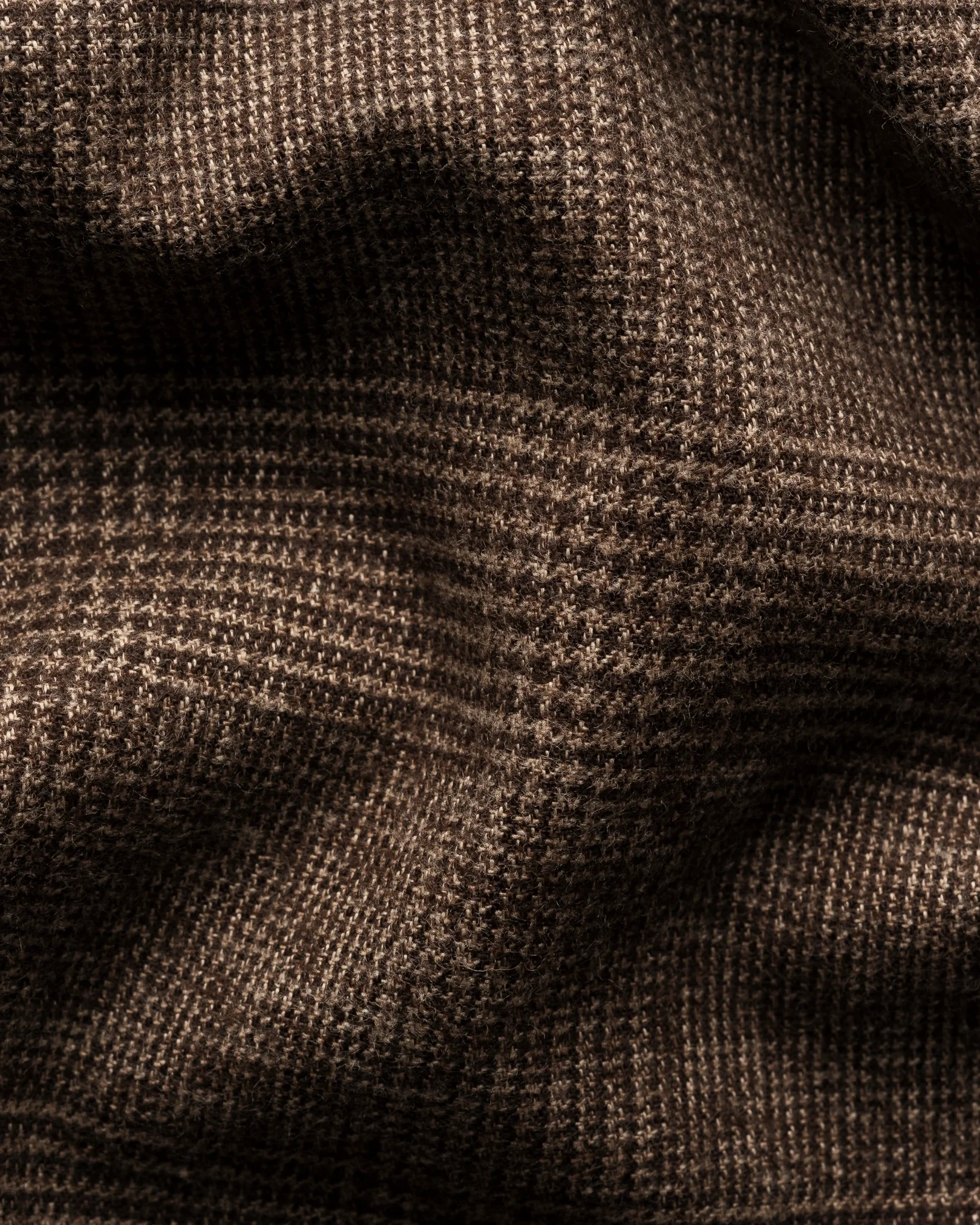 Eton - brown cotton flannel two pocket jacket